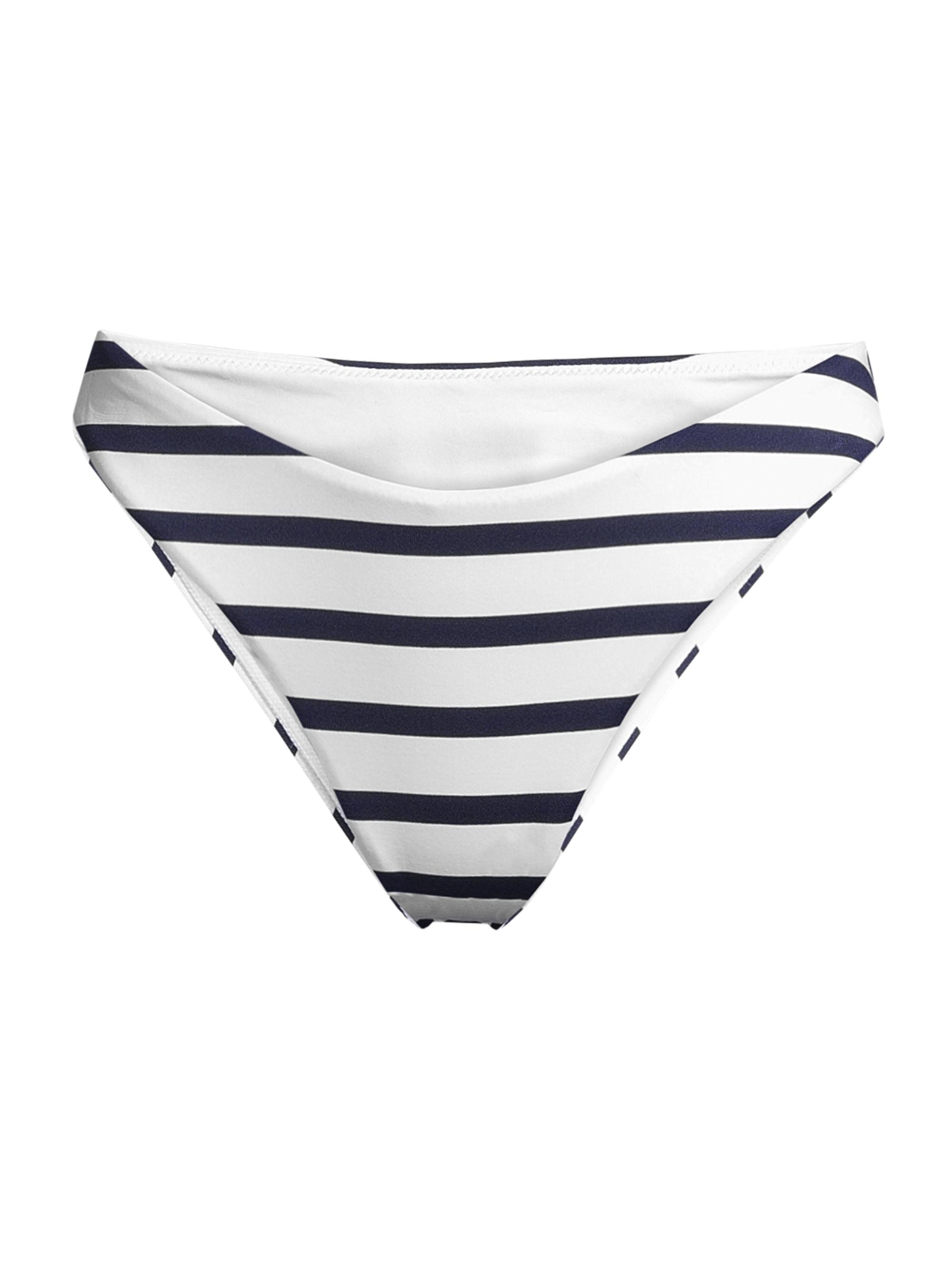 Milly Women's Margot Striped Bottoms - Navy White