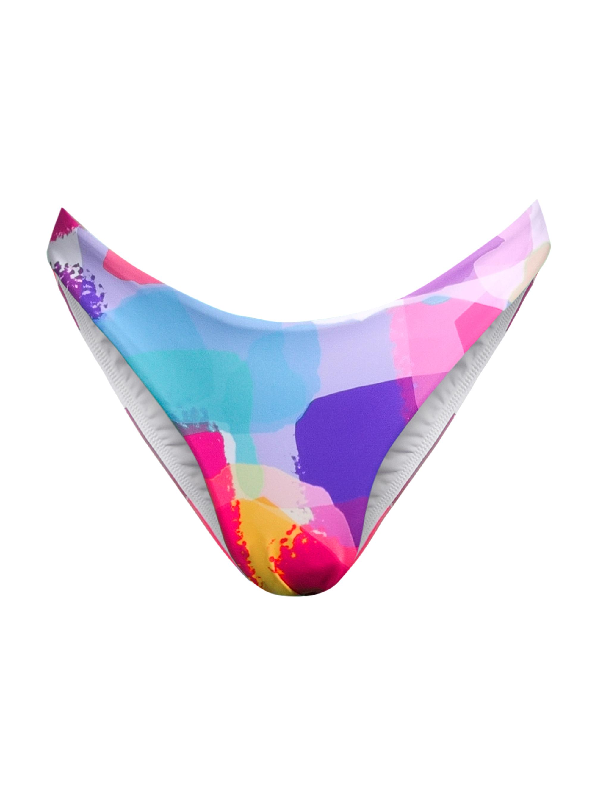 Milly Women's Margot Rainbow Waterfall Bikini Bottom