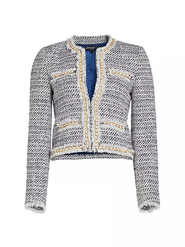 Shop Generation Love Serena Cropped Tweed Jacket