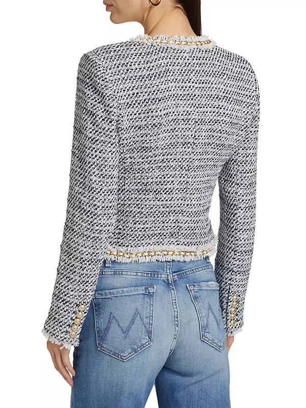Shop Generation Love Serena Cropped Tweed Jacket | Saks Fifth Avenue