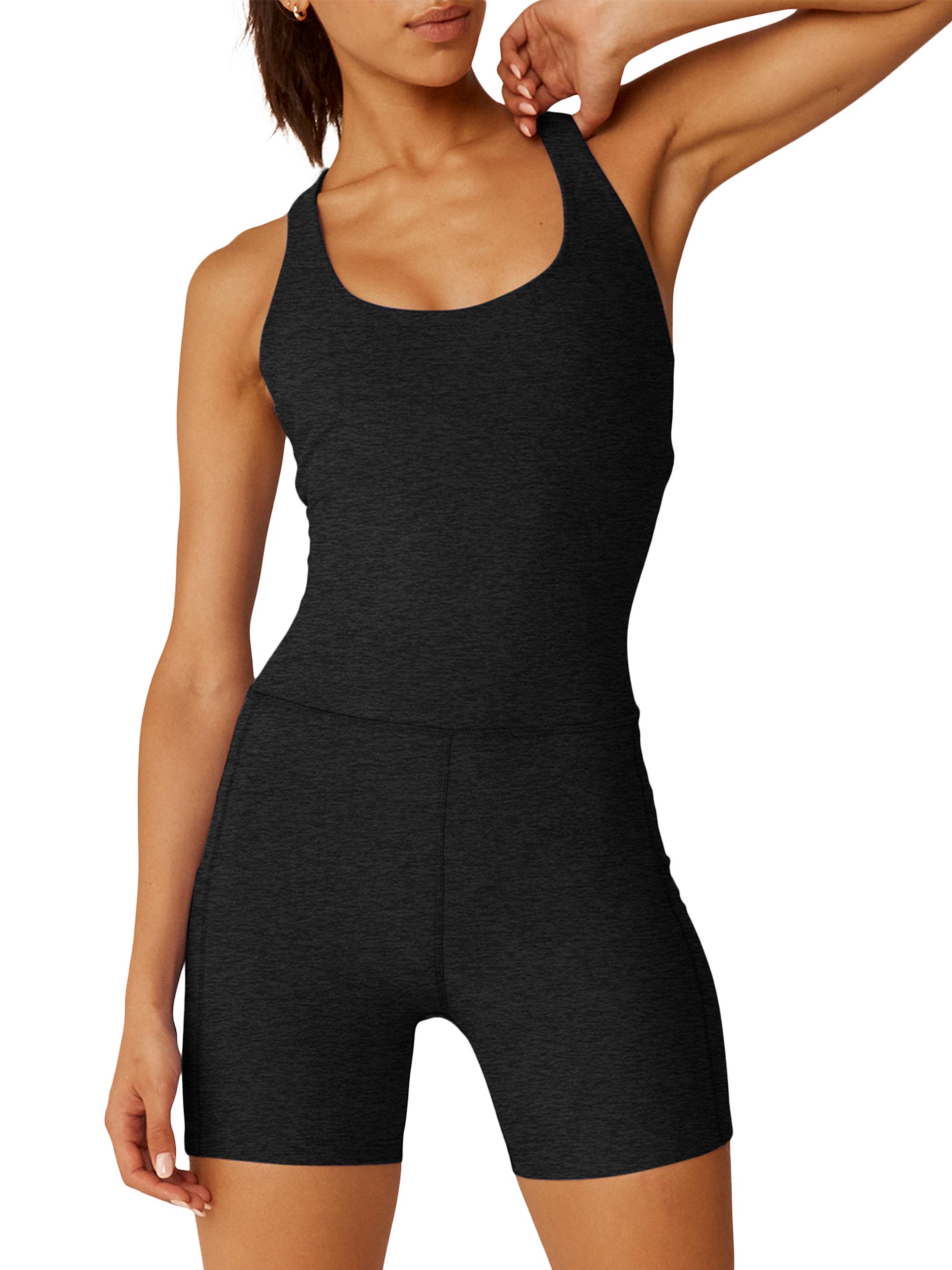 Beyond Yoga Women's Get Up and Go Short Jumpsuit - Darkest Night