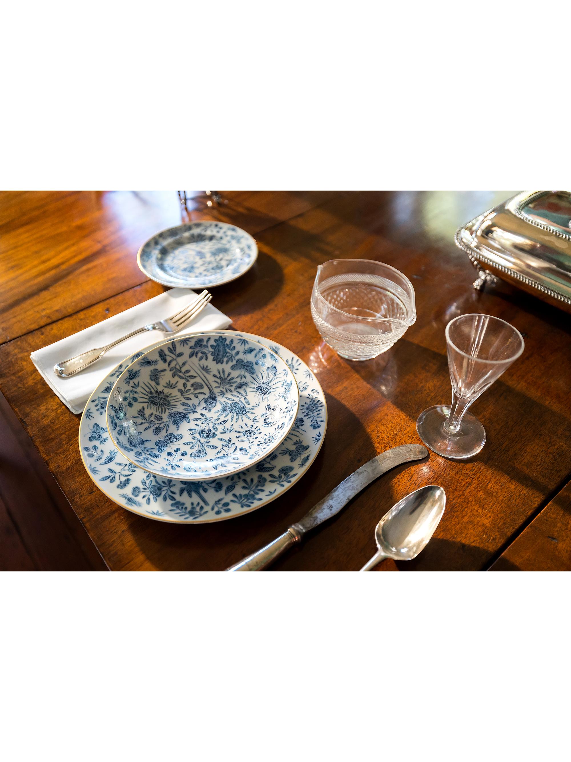 Mottahedeh Sacred Bird & Butterfly Porcelain Mug