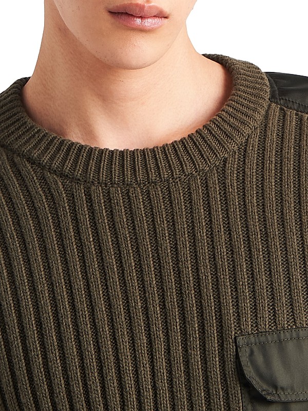 Shop Prada Wool and Cashmere Crew Neck Sweater | Saks Fifth Shop Prada Wool and Cashmere Crew Neck Sweater | Saks Fifth