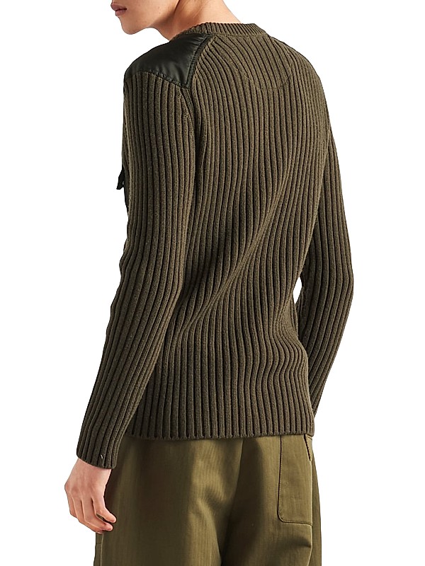 Shop Prada Wool and Cashmere Crew Neck Sweater | Saks Fifth Shop Prada Wool and Cashmere Crew Neck Sweater | Saks Fifth