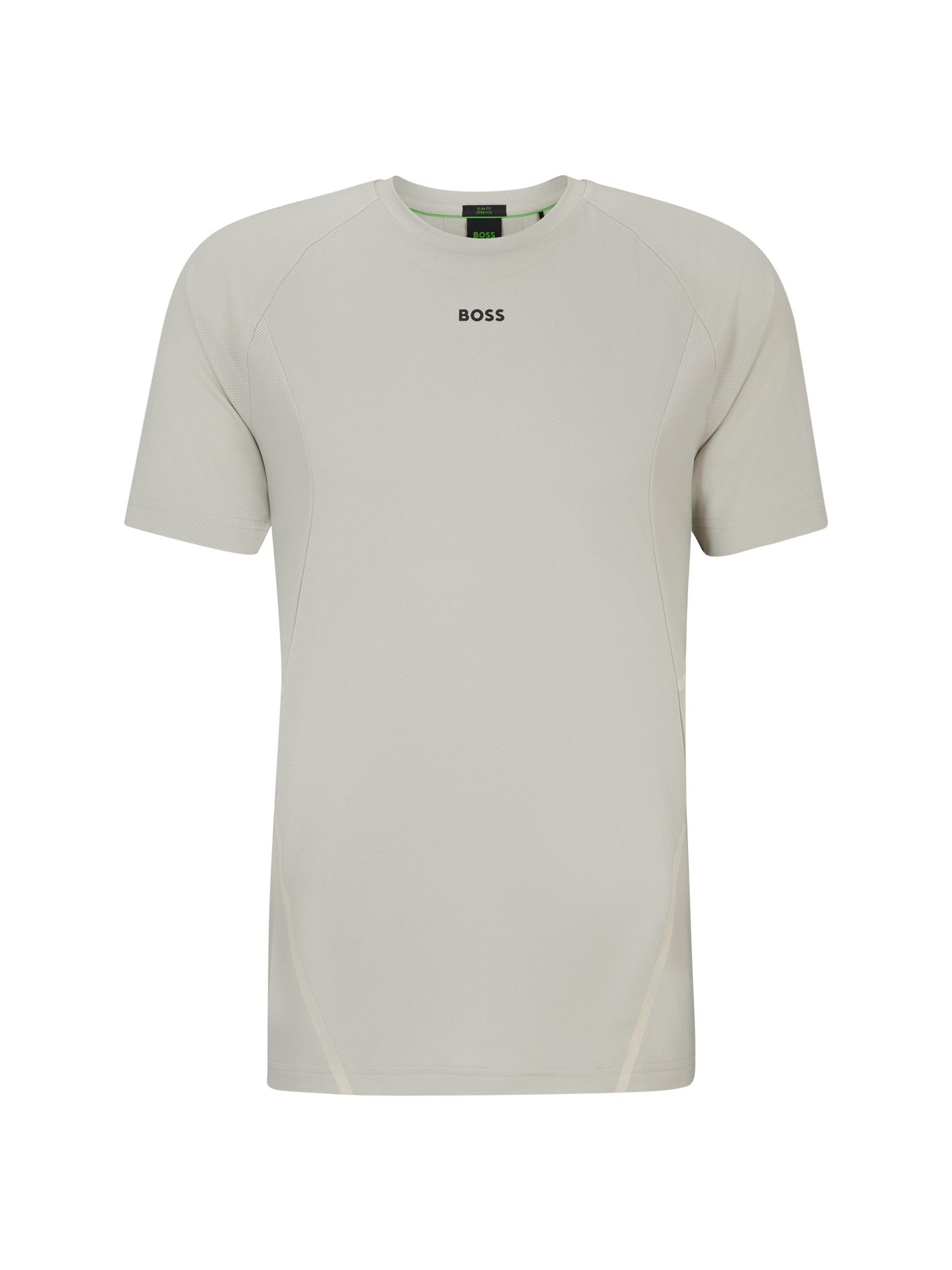 BOSS Men's Super-Stretch Slim-Fit T-Shirt - Beige