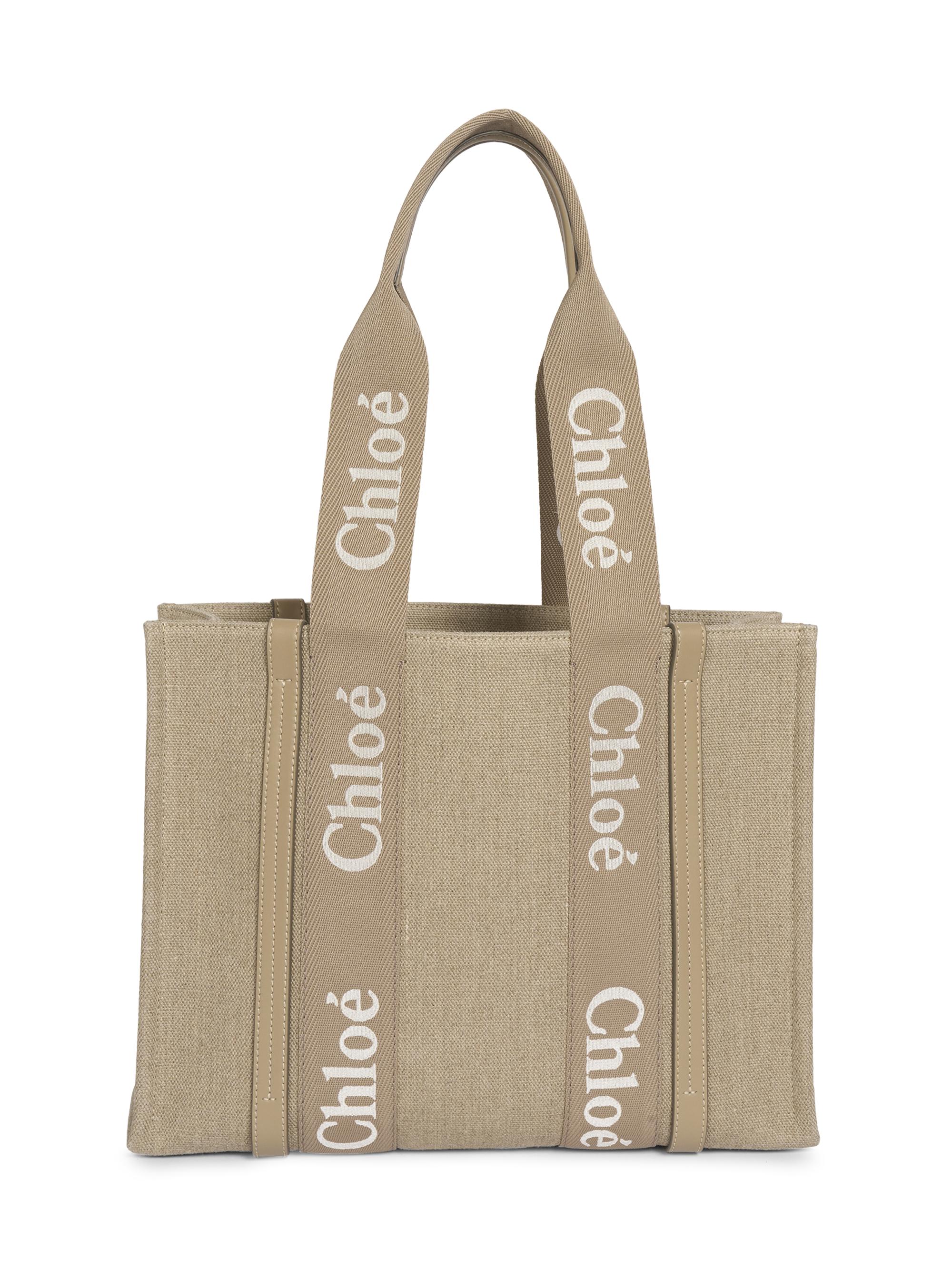 Chloé Small Woody Canvas Tote | Saks Fifth Avenue