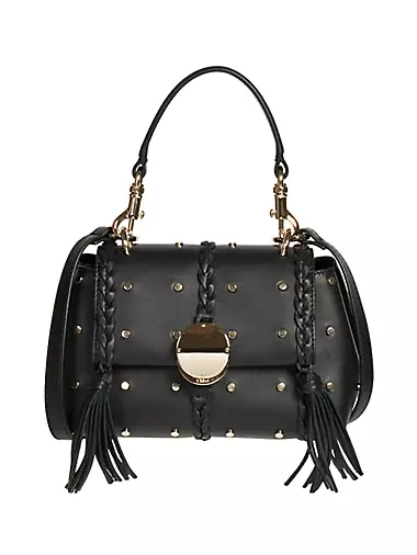 Mini Penelope Studded Leather Shoulder Bag