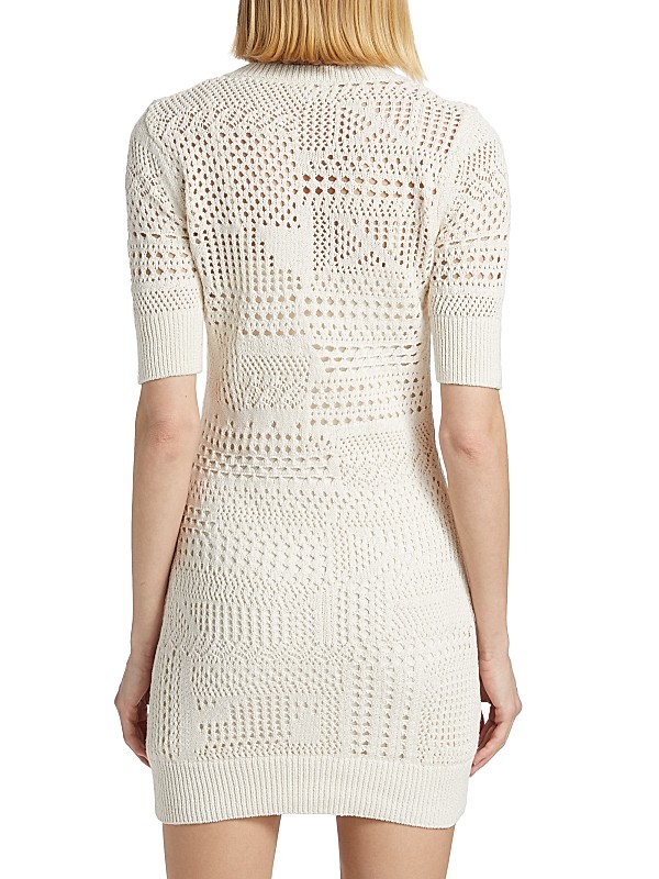Shop A.L.C. Corinne Knit Cotton-Blend Minidress | Saks Fifth Shop A.L.C. Corinne Knit Cotton-Blend Minidress | Saks Fifth