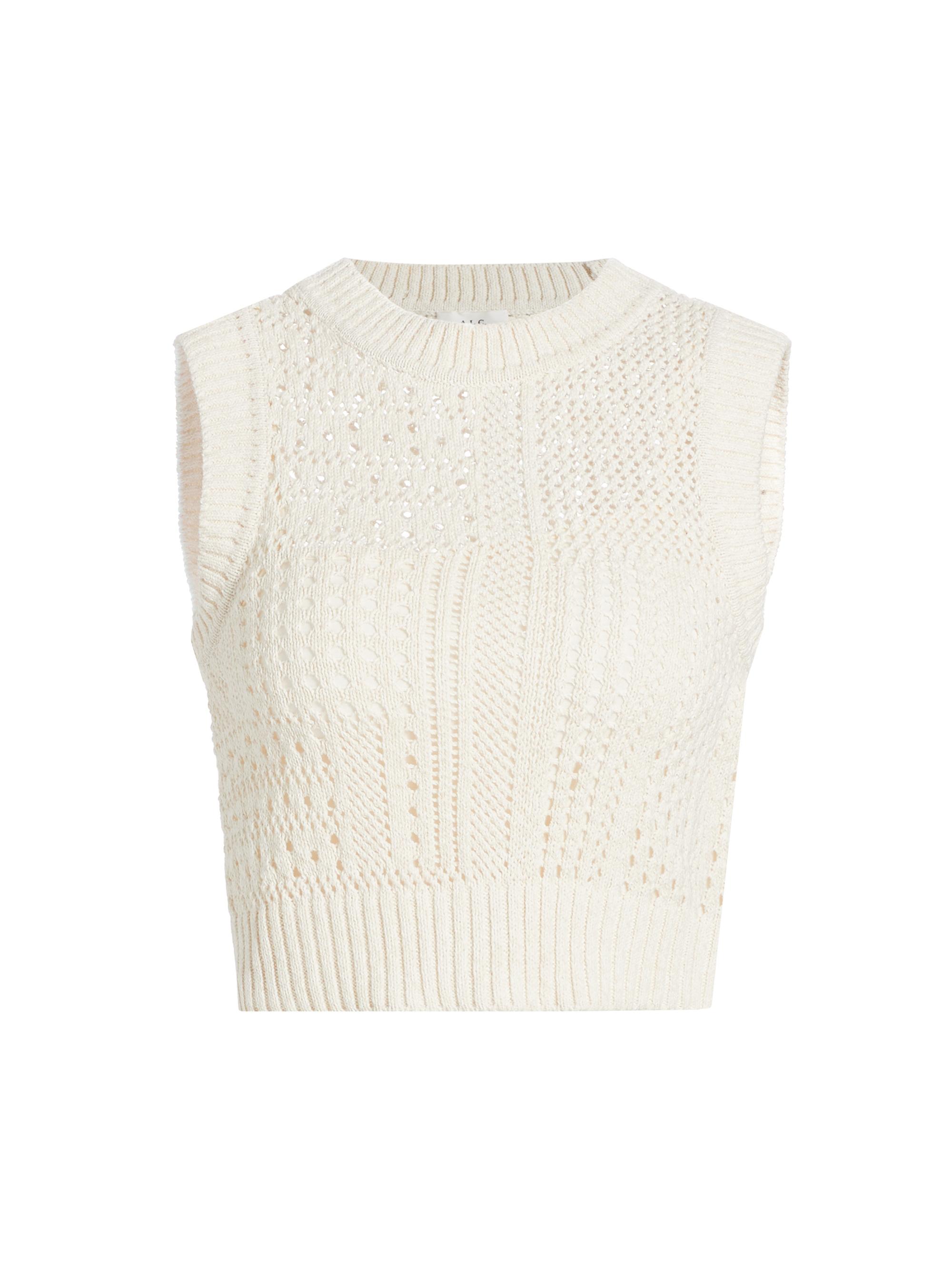 A.L.C. Women's Sawyer Knit Top - Bone Cream