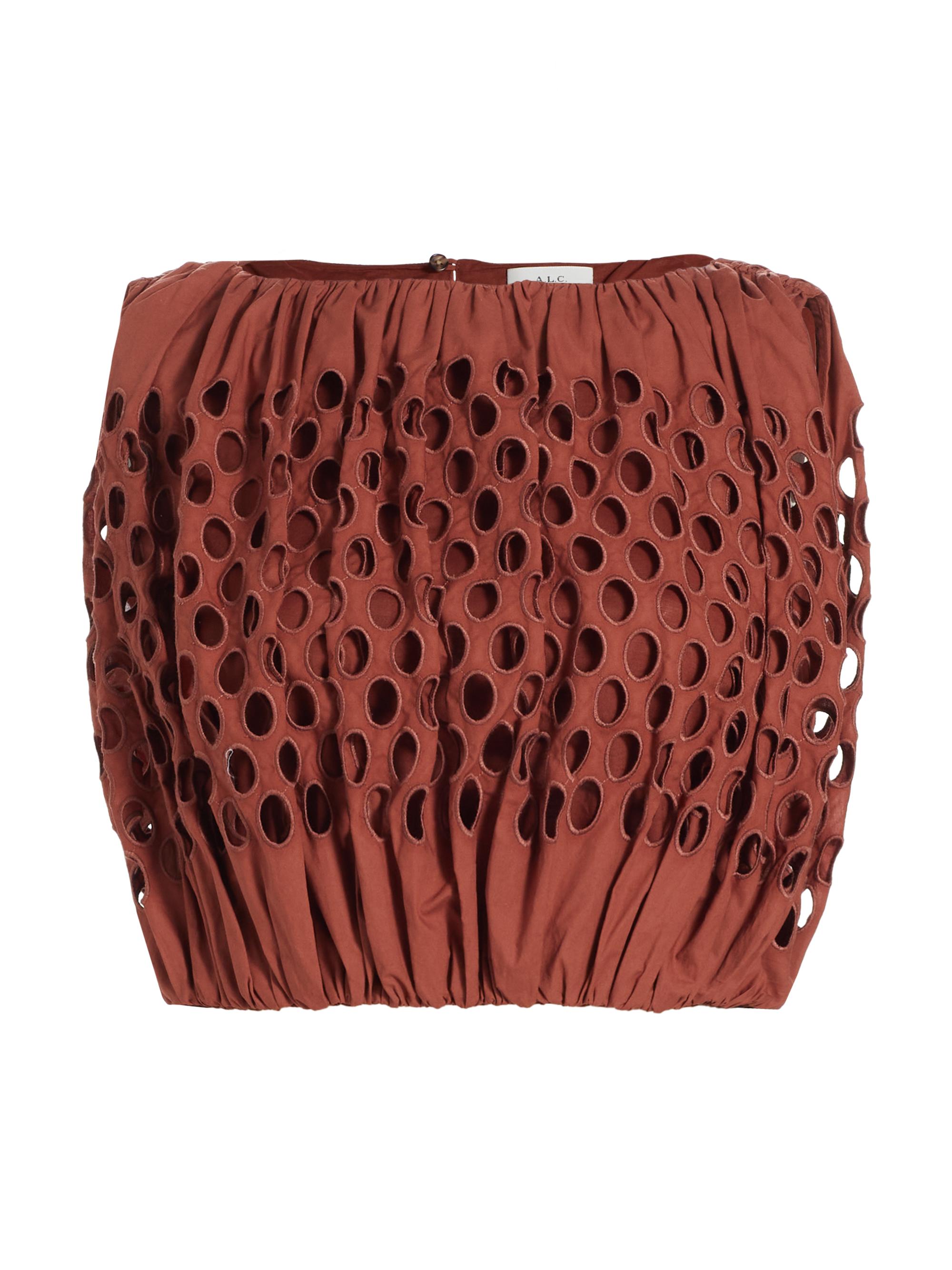 A.L.C. Women's Raina Eyelet Top - Sequoia