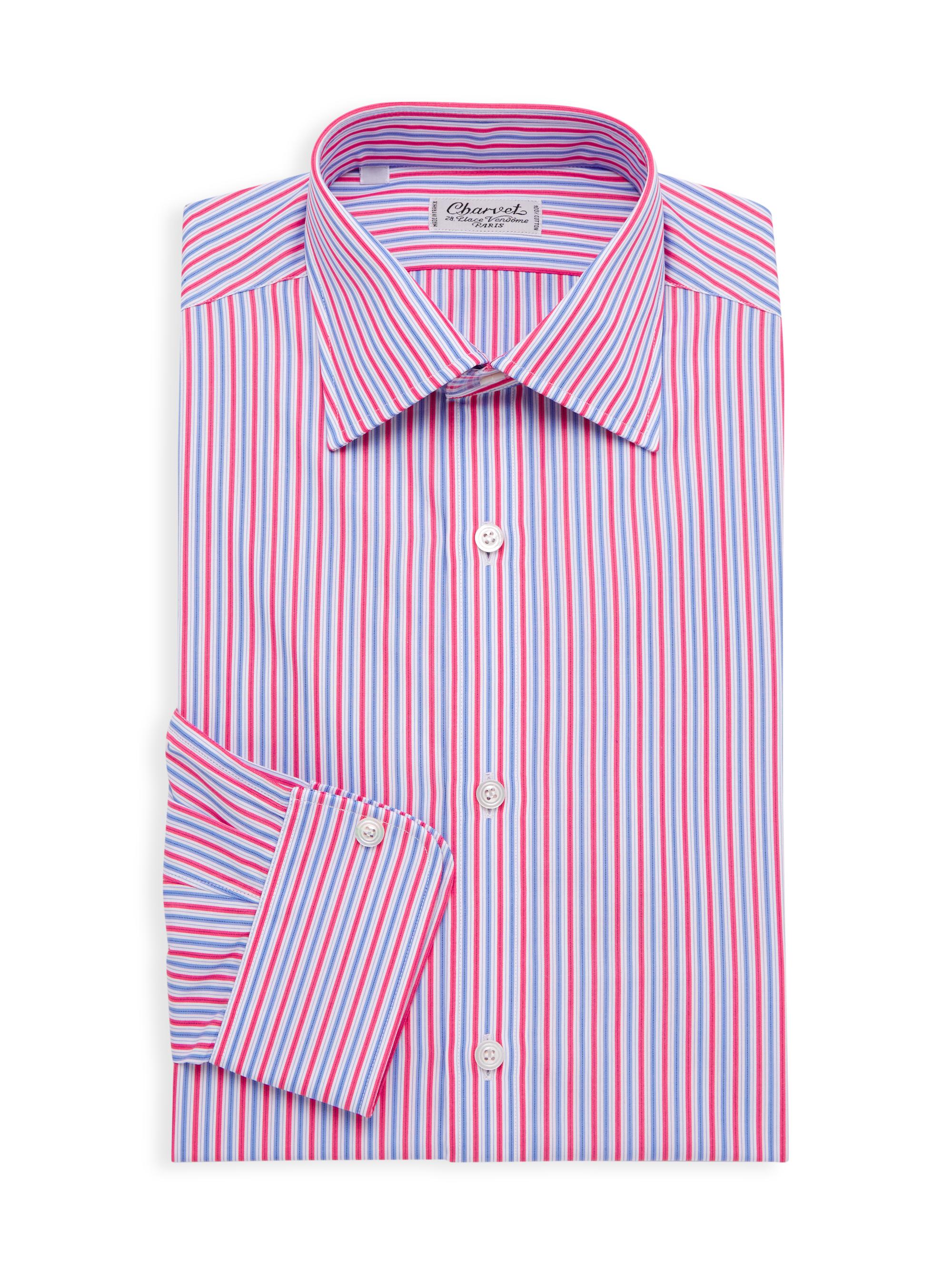 Charvet Solid Poplin Dress Shirt | Saks Fifth Avenue