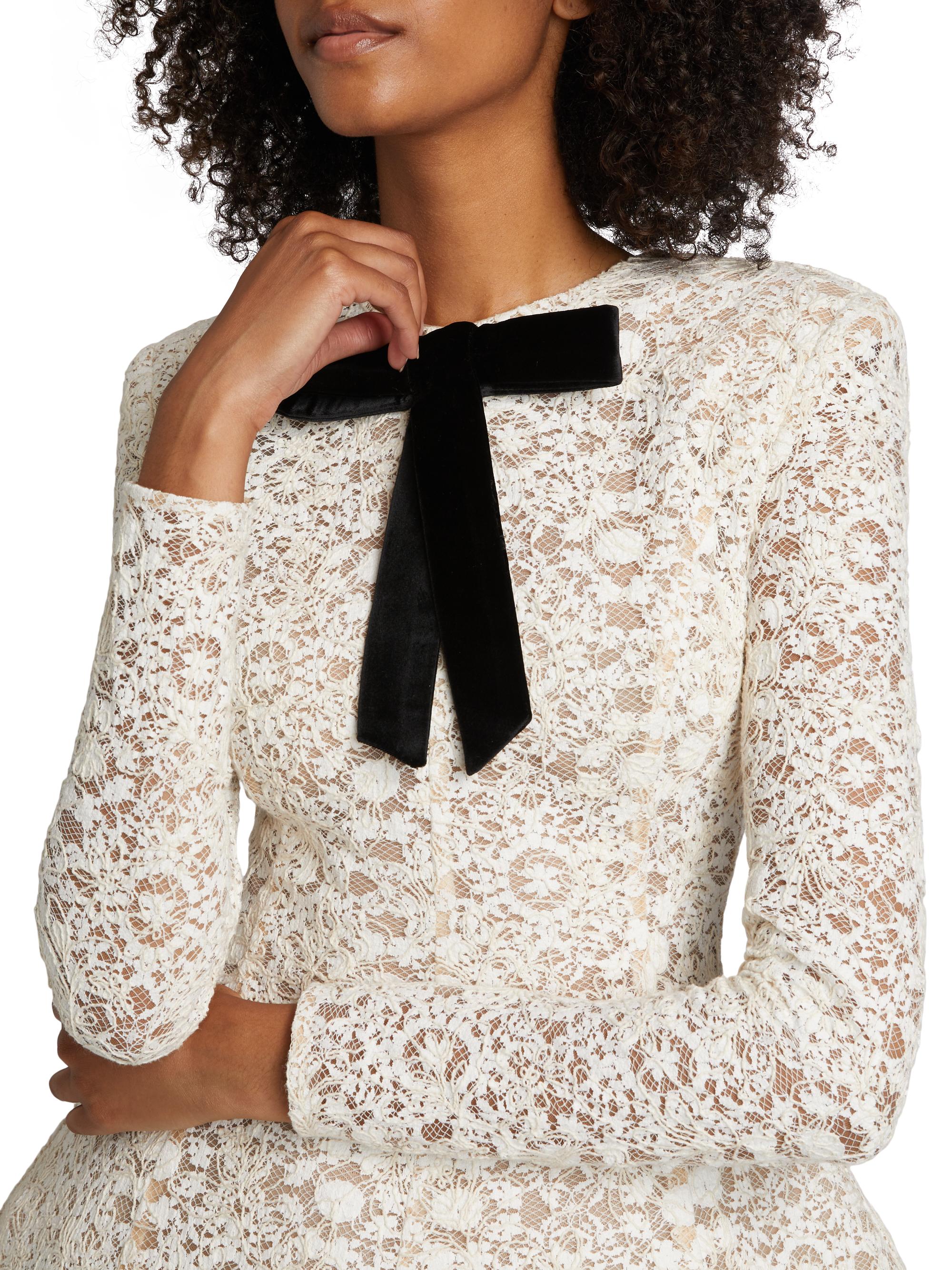 chinese dress ladies Bronx and Banco Maia White Lace Tie Shoulder Mini Dress main image 0