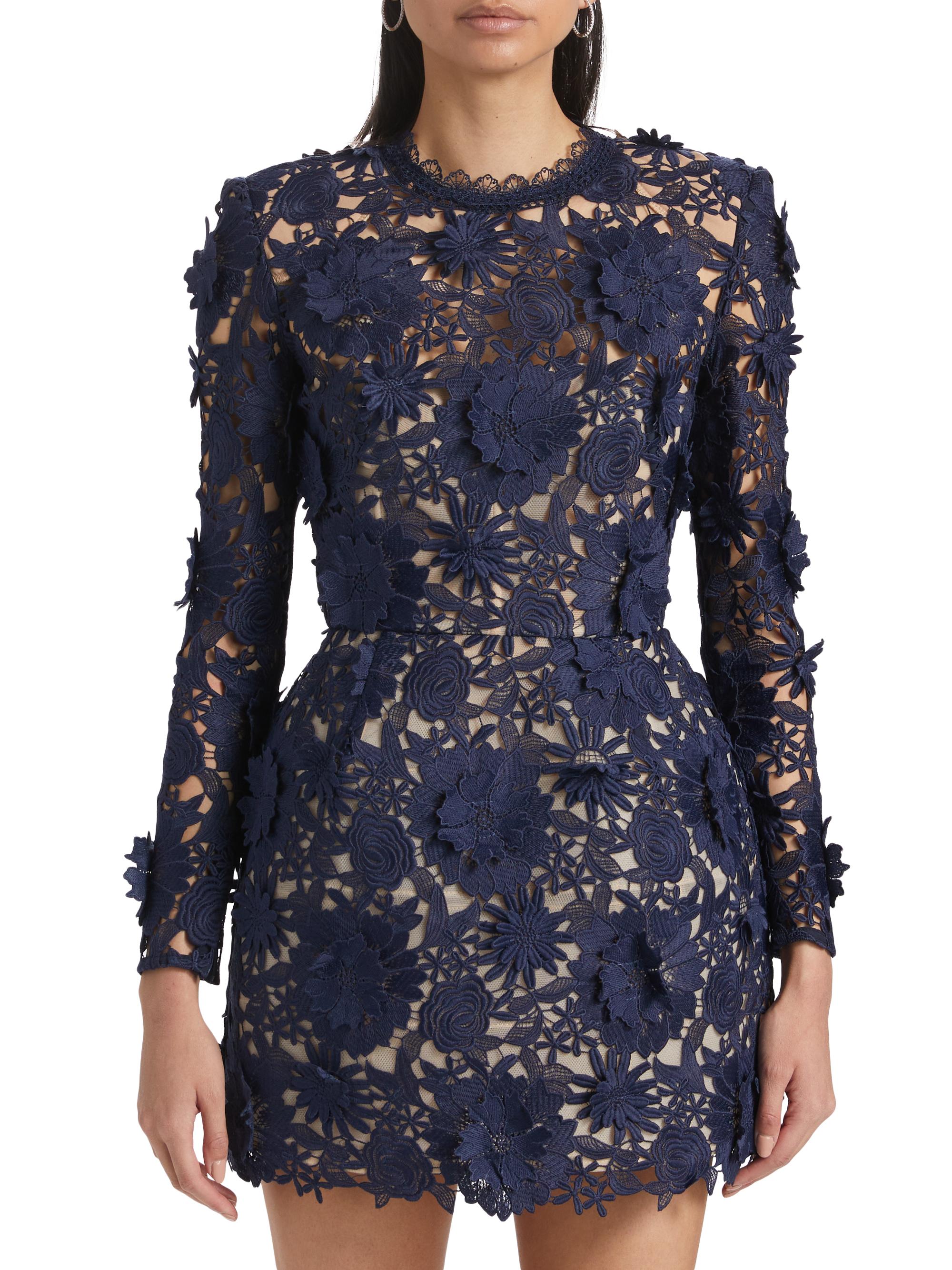 knee length dresses for ladies Bronx and Banco Maia White Lace Tie Shoulder Mini Dress main image 1
