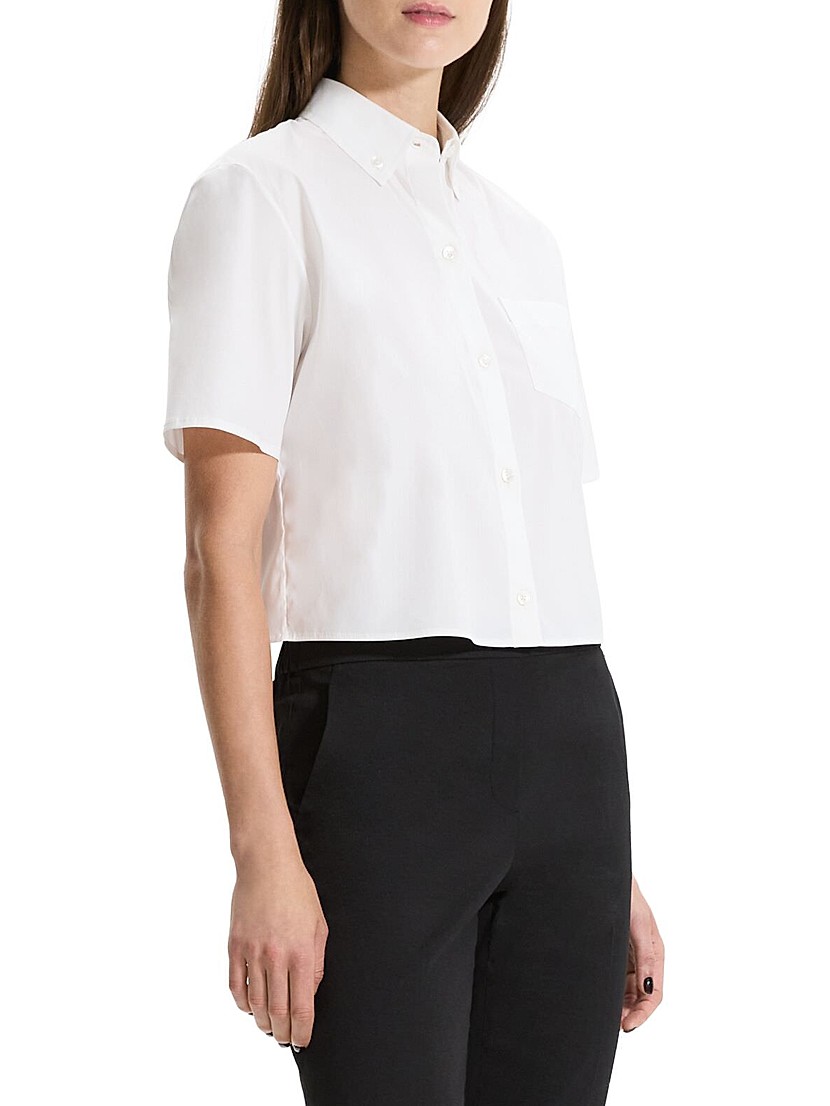 Shop Theory Boxy Button-Down Shirt | Saks Fifth Avenue Shop Theory Boxy Button-Down Shirt | Saks Fifth Avenue