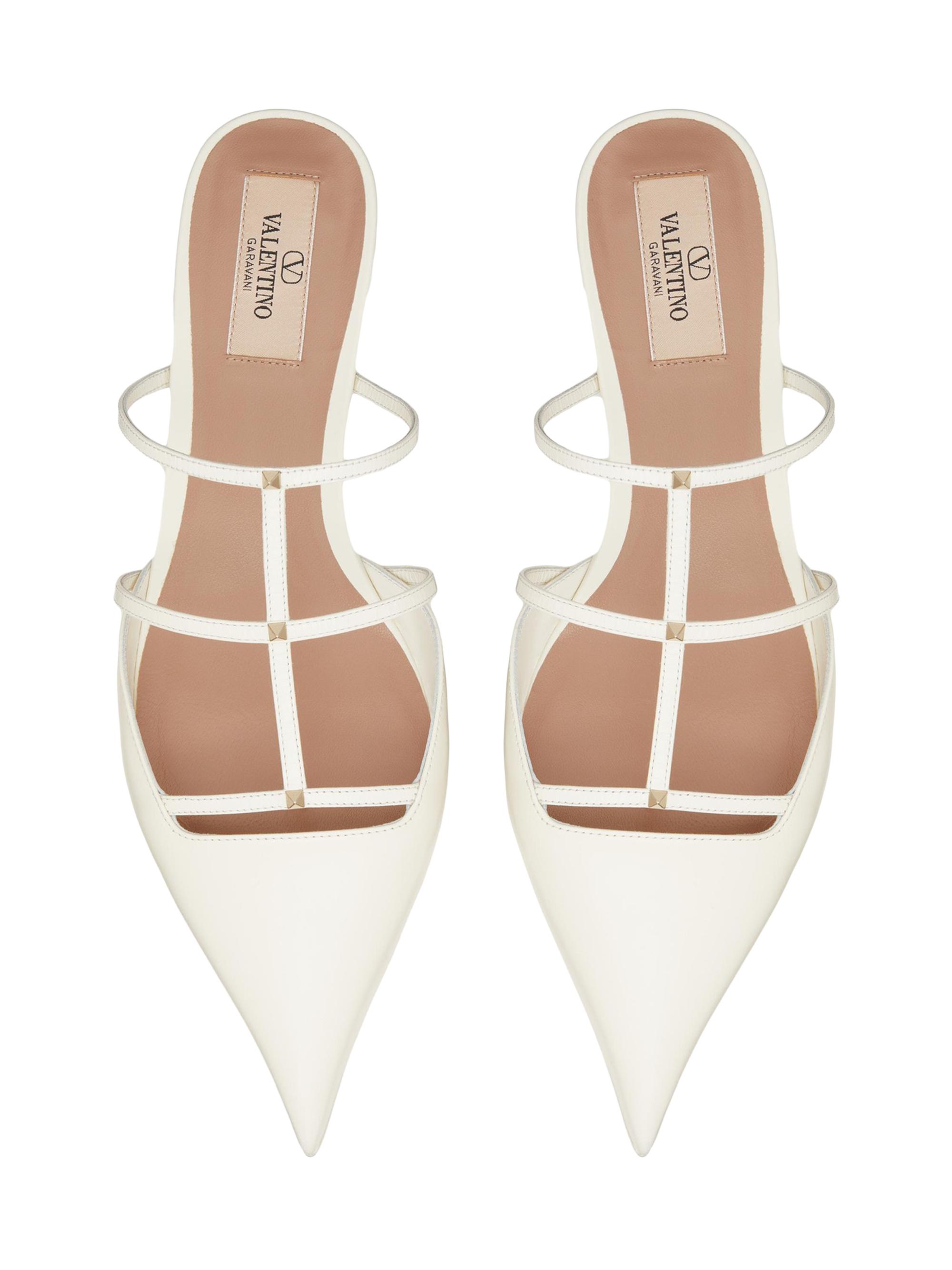 Valentino Garavani Rockstud Wispy Calfskin Mules | Saks Fifth Avenue