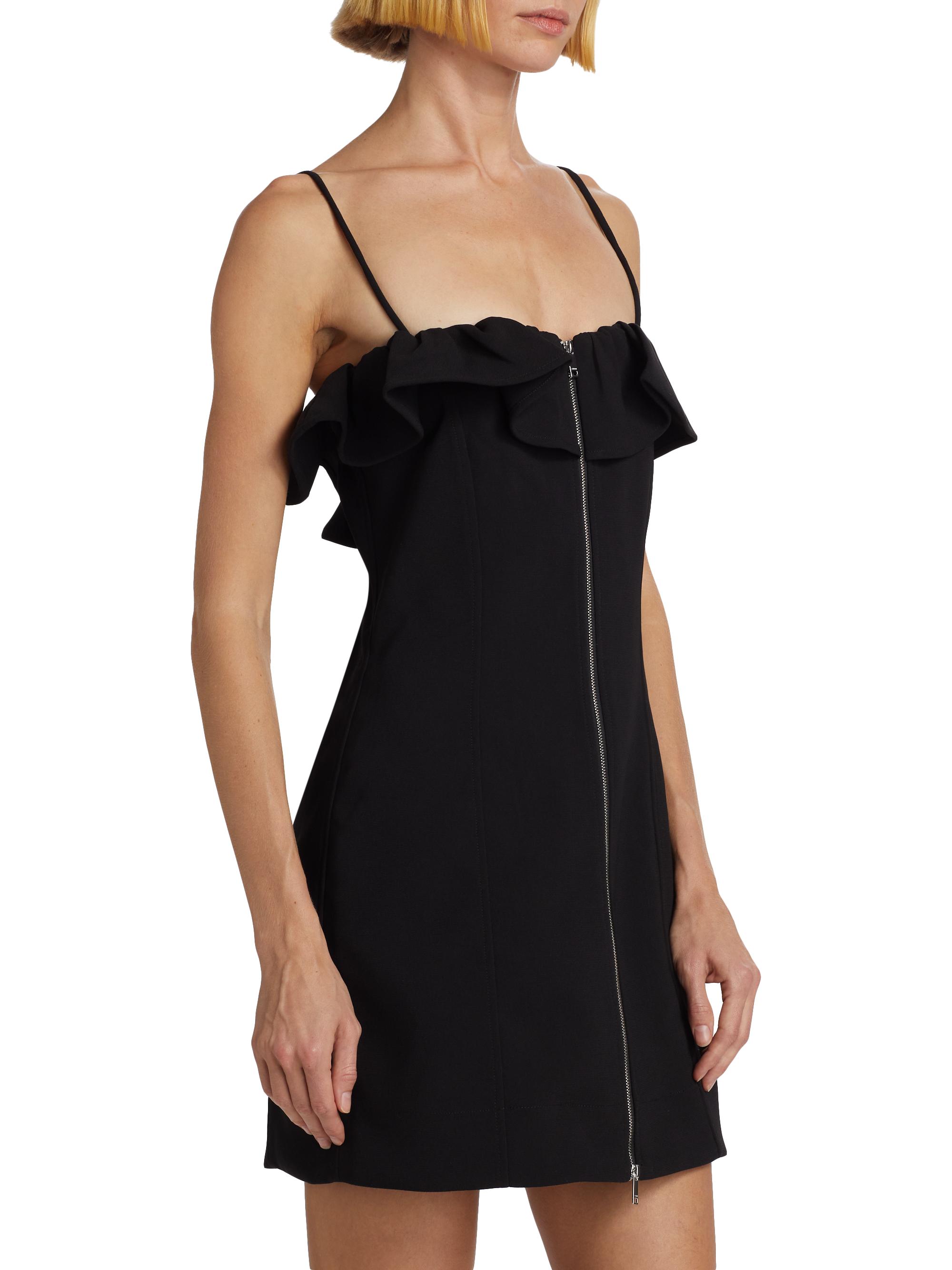 knee length dresses for ladies Bonded Crepe Mini Dress