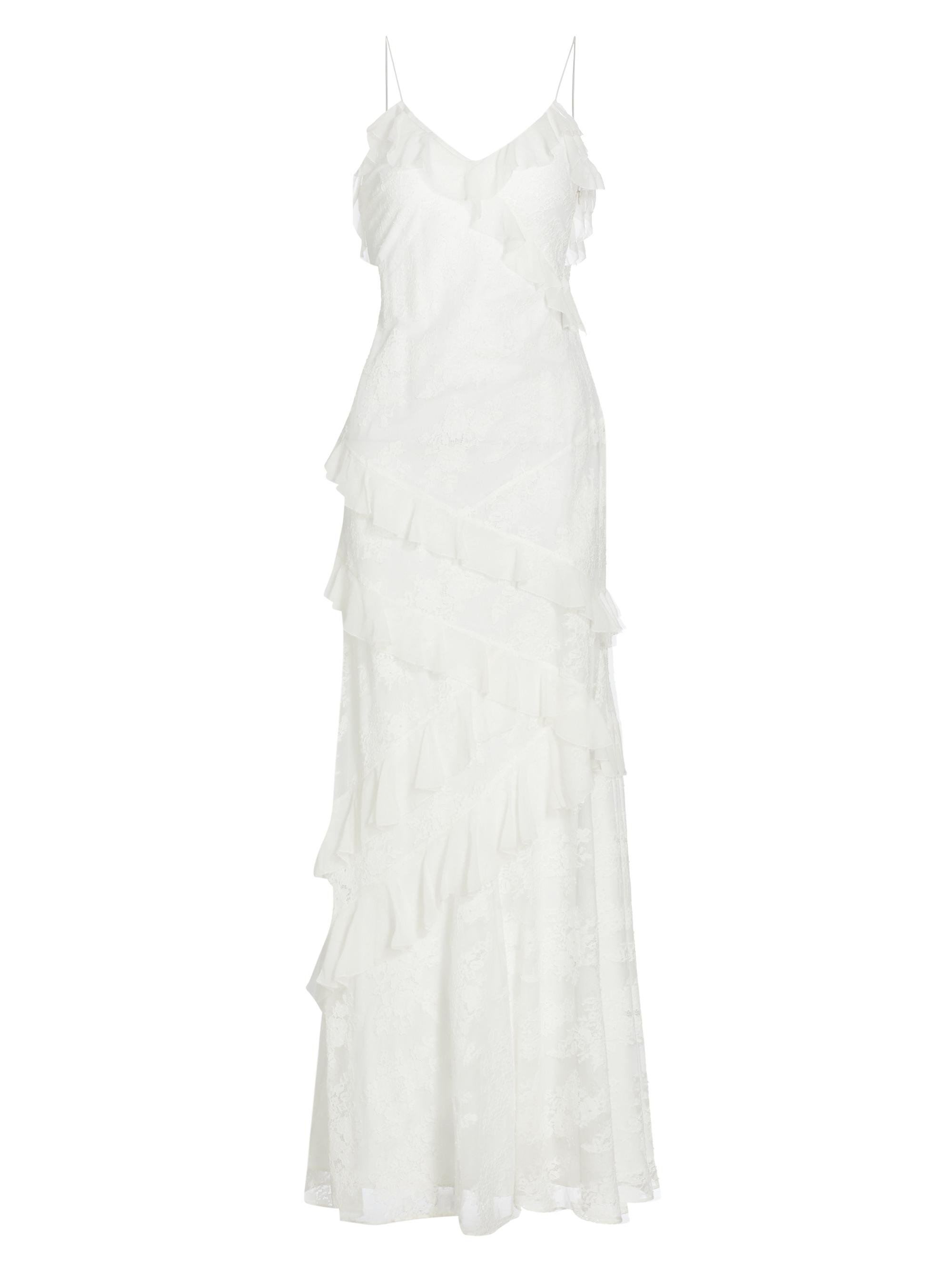 LoveShackFancy Women's Rialto Lace & Ruffle Maxi Dress -