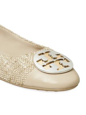 Cap-toe leather ballet flats