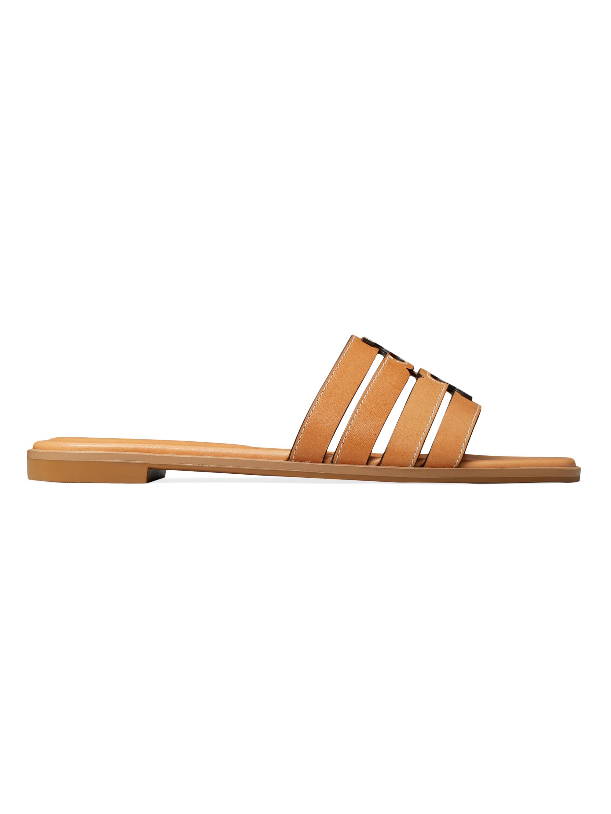 Tory Burch Women's Ines Caged Leather Sandals - Camello