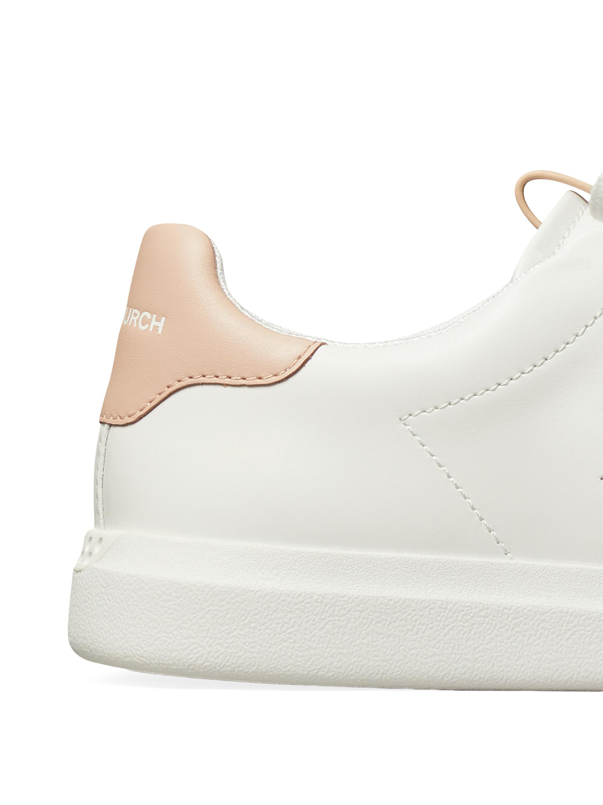 Tory Burch Double T Howell Court Low-Top Sneakers | Saks Fifth Avenue