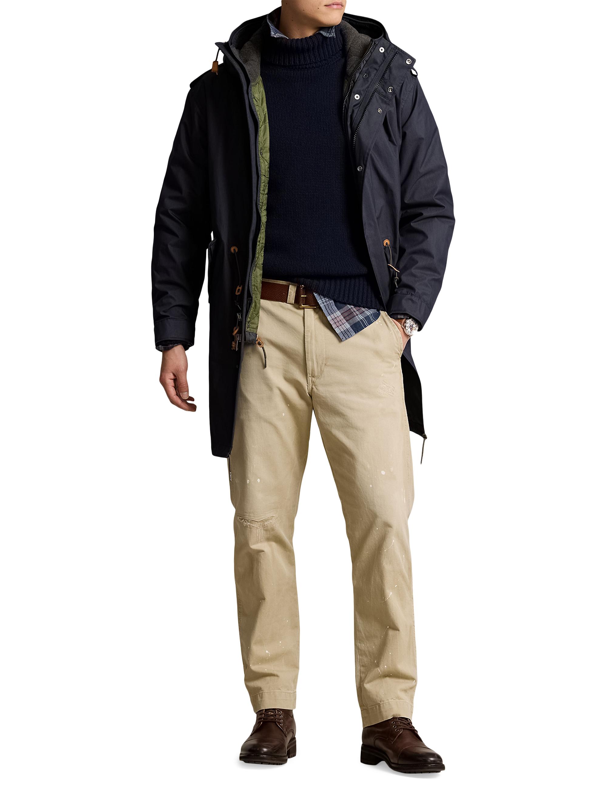 Polo Ralph Lauren Marsh 3-in-1 Hooded Cotton-Nylon Lined Coat