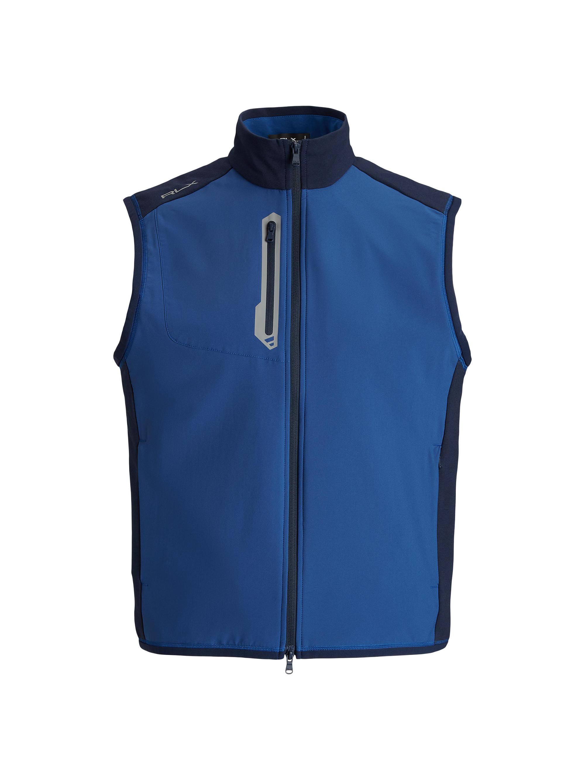 RLX Ralph Lauren Men's Techy Terry Vest - Navy Beack Royal