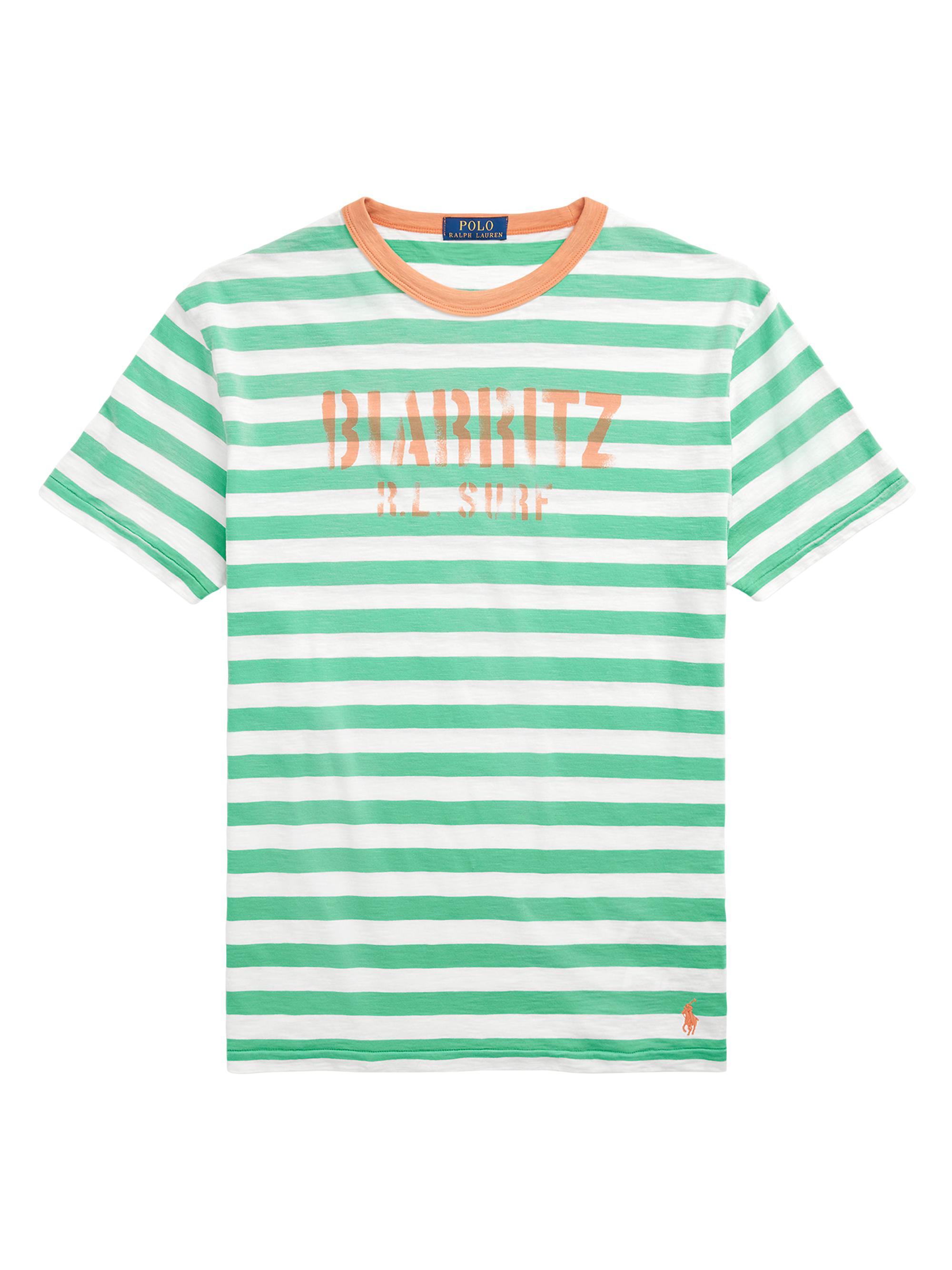 Polo Ralph Lauren Men's Striped Gauze Jersey T-Shirt - Summer Emerald Multi