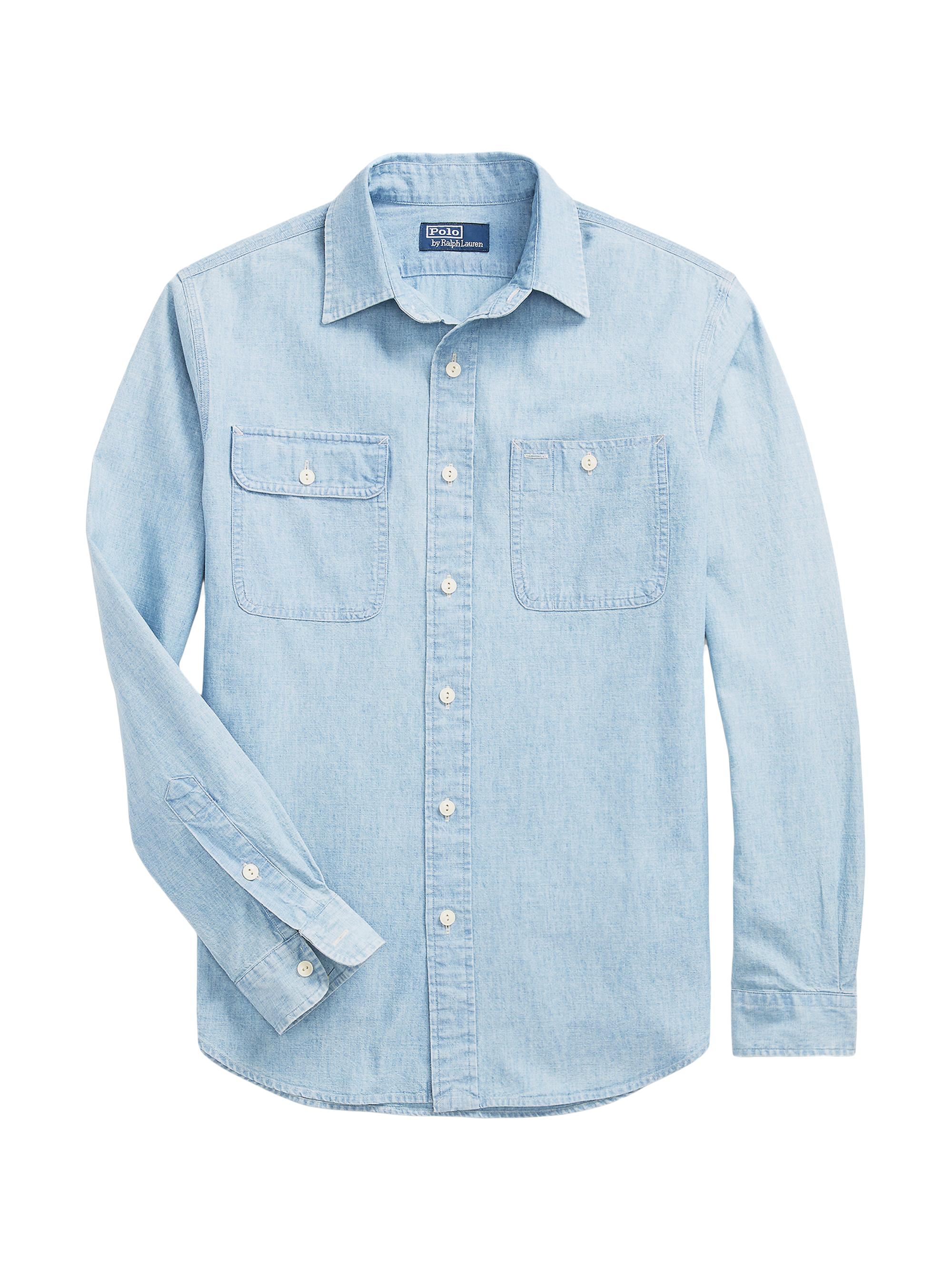 Polo Ralph Lauren Chambray Sport Shirt | Saks Fifth Avenue