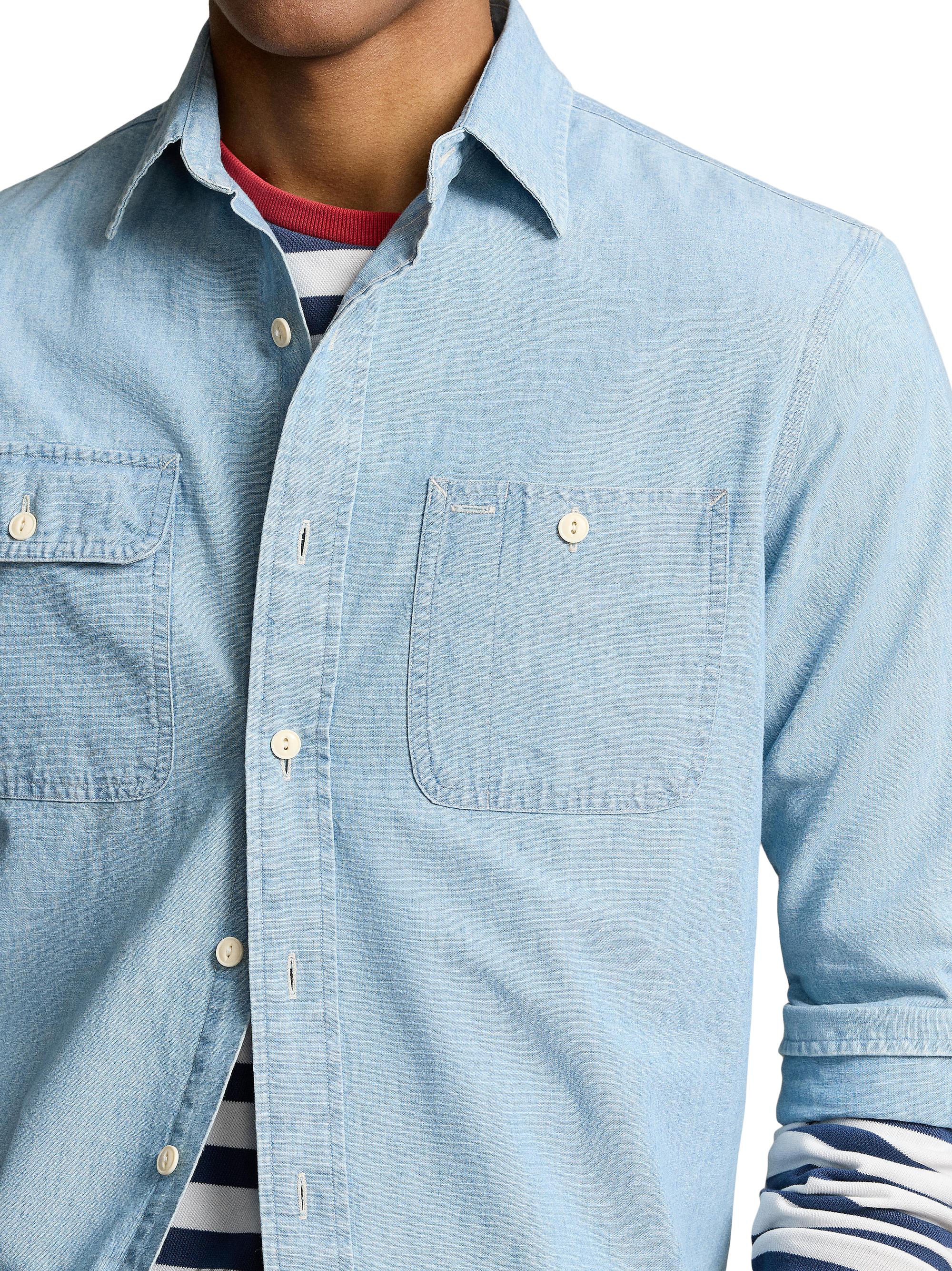 新品 24SS POLO RALPH LAUREN CHAMBRAY BD 0400020809412_LIGHTINDIGO?wid=