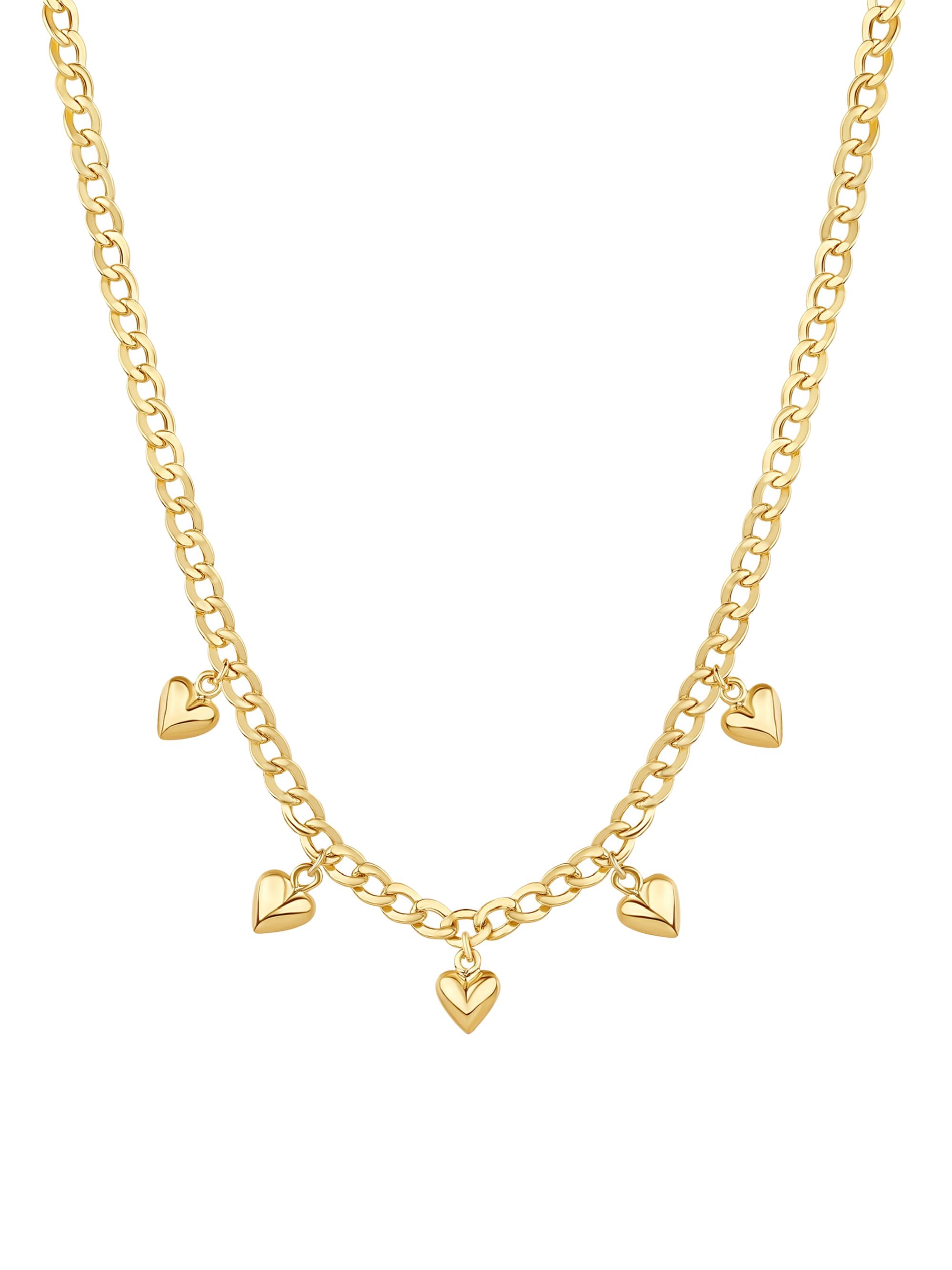 770 Fine Jewelry 14K Yellow Gold Heart Pendant Necklace Saks