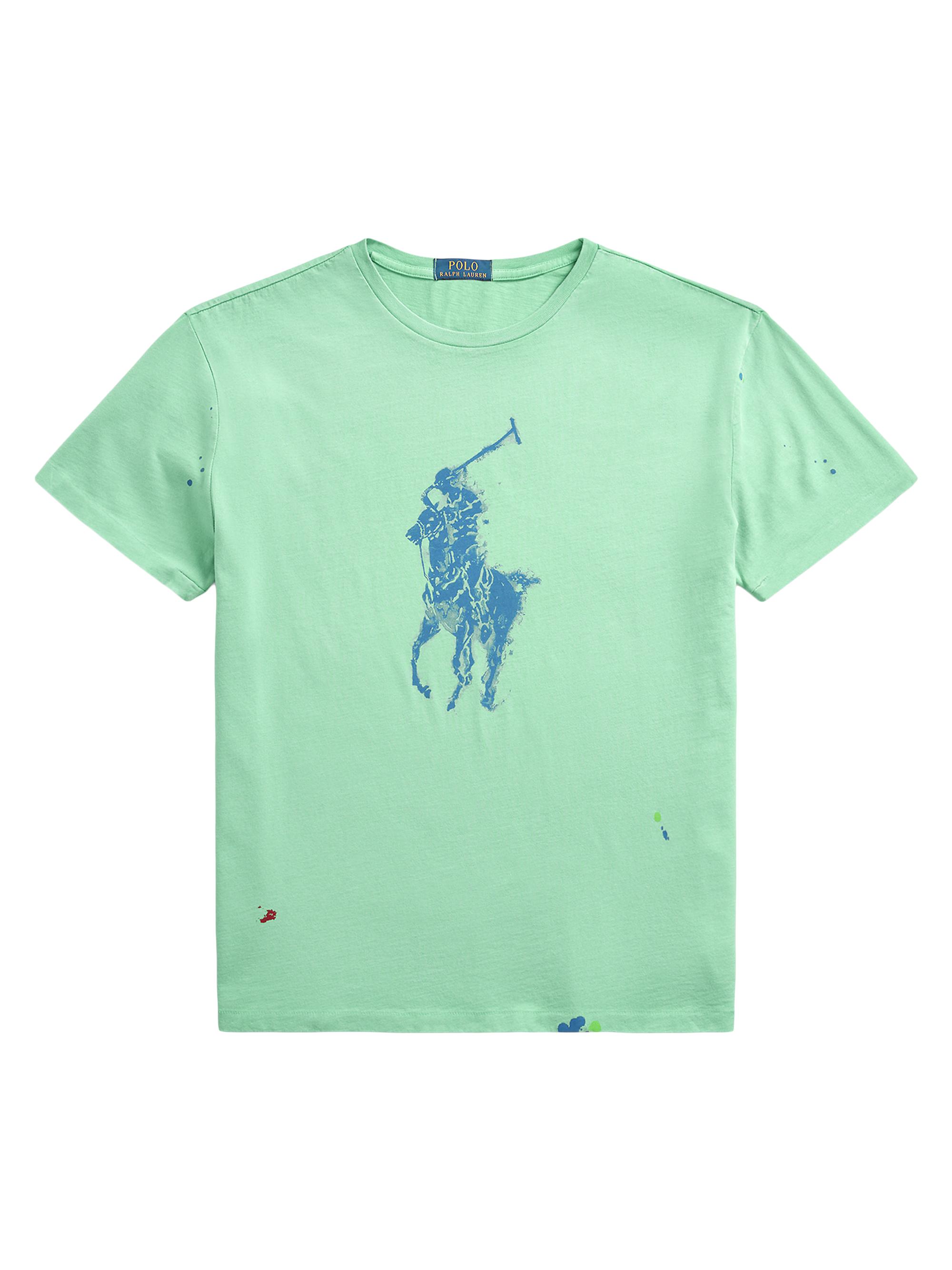 Polo Ralph Lauren Men's Splatter Logo Cotton T-Shirt - Vineyard Green