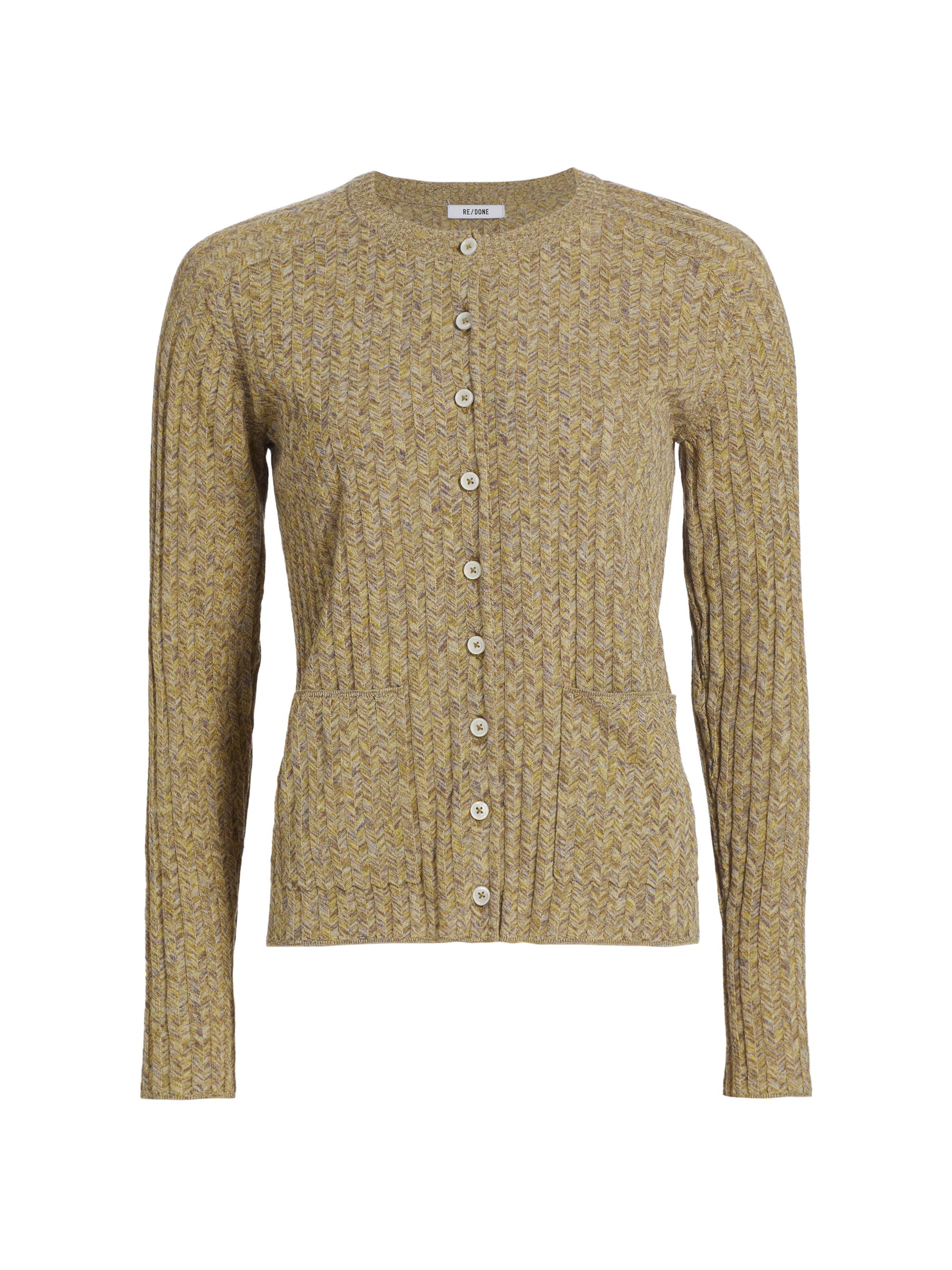 Frame Marl Wool-Alpaca Cardigan | Saks Fifth Avenue