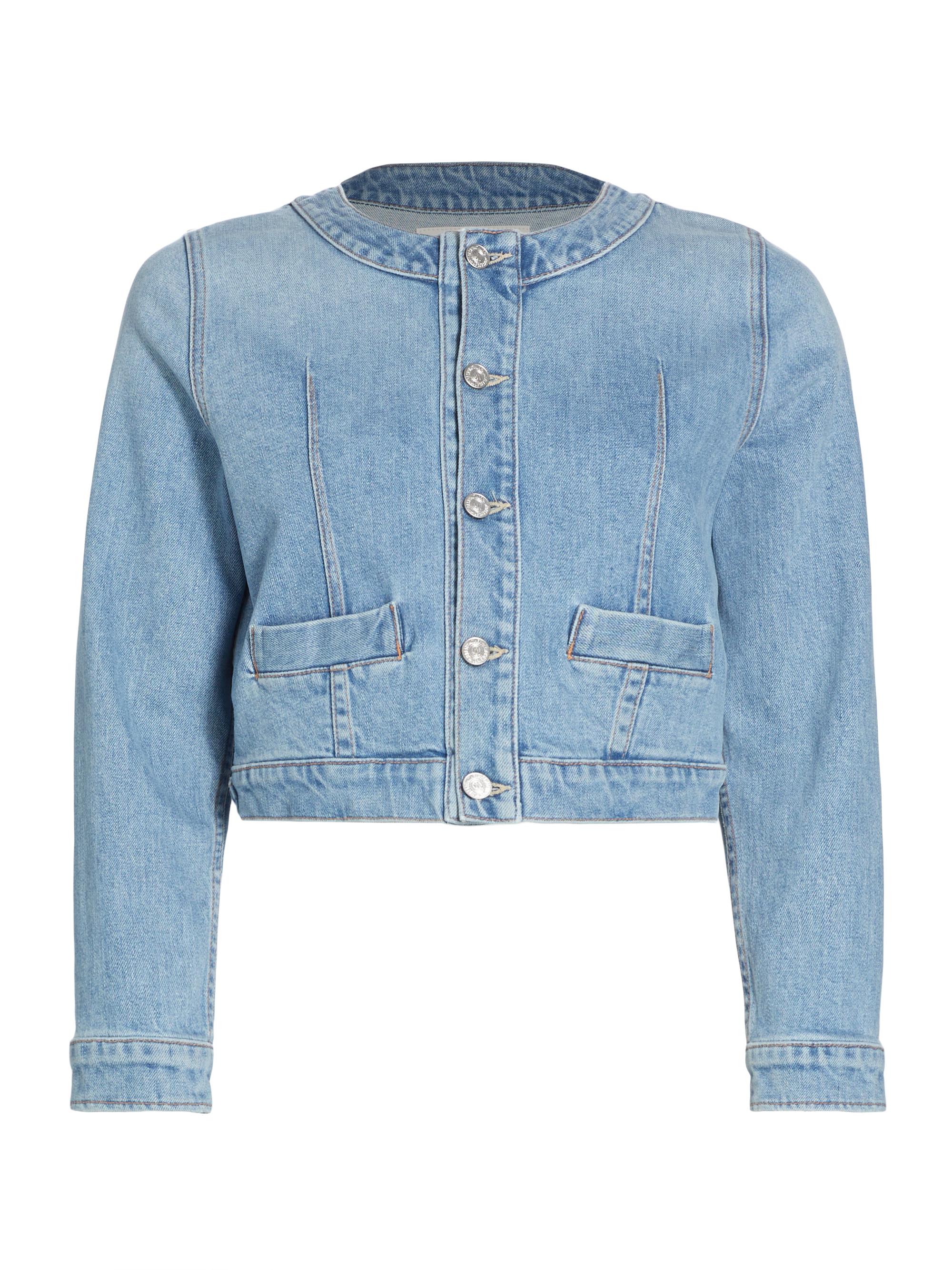 Mother Women's The Picky Denim Crop Jacket - Let Them Eat Cake
