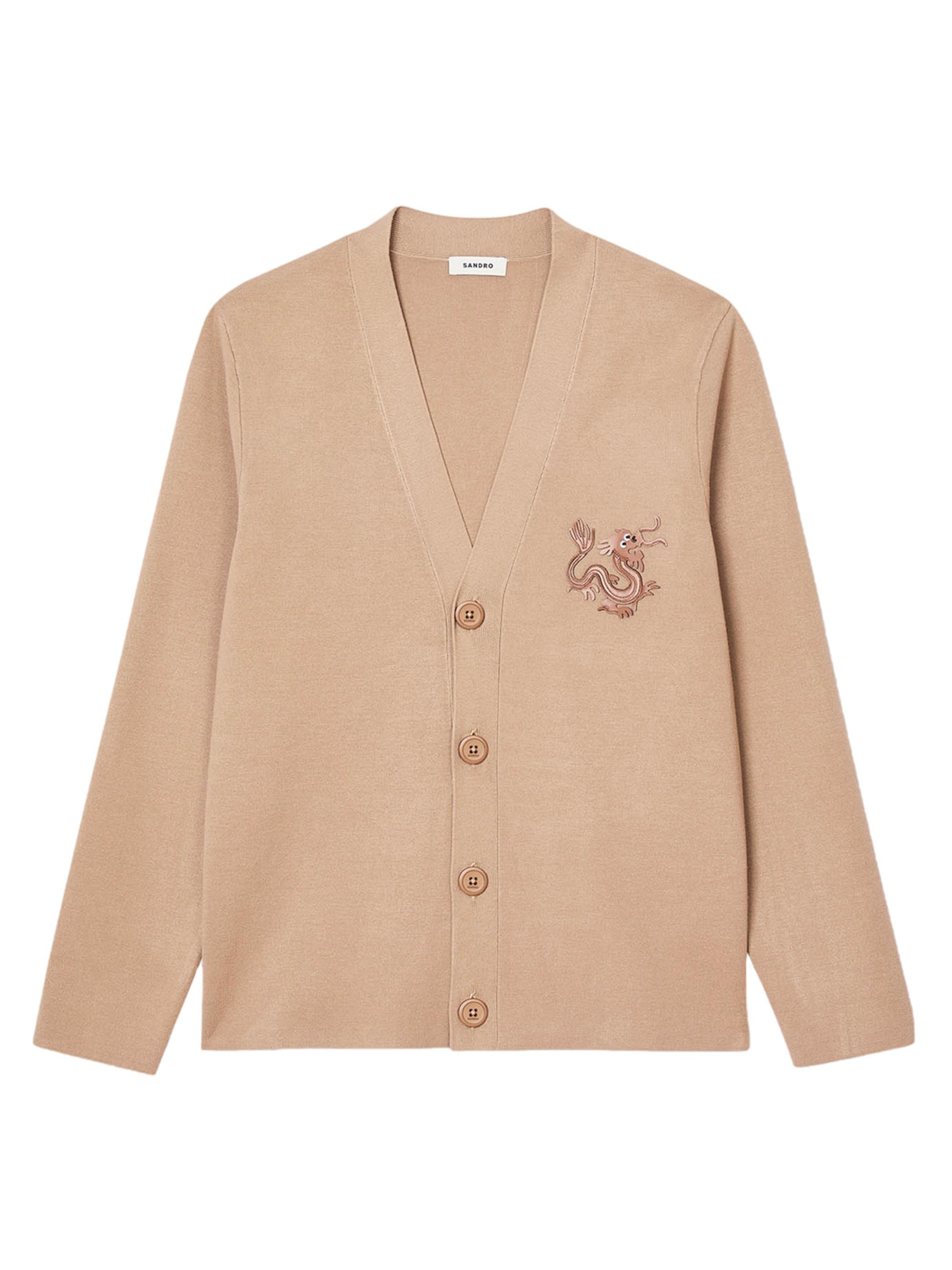 花火　SANDRO サンドロ　カーディガン Sandro High-Neck Cardigan | Saks Fifth Avenue