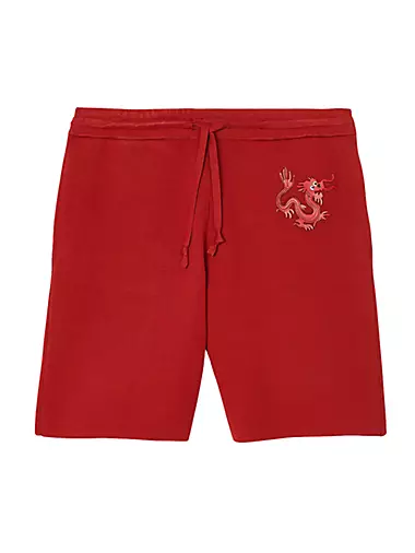 Men's Red Designer Shorts