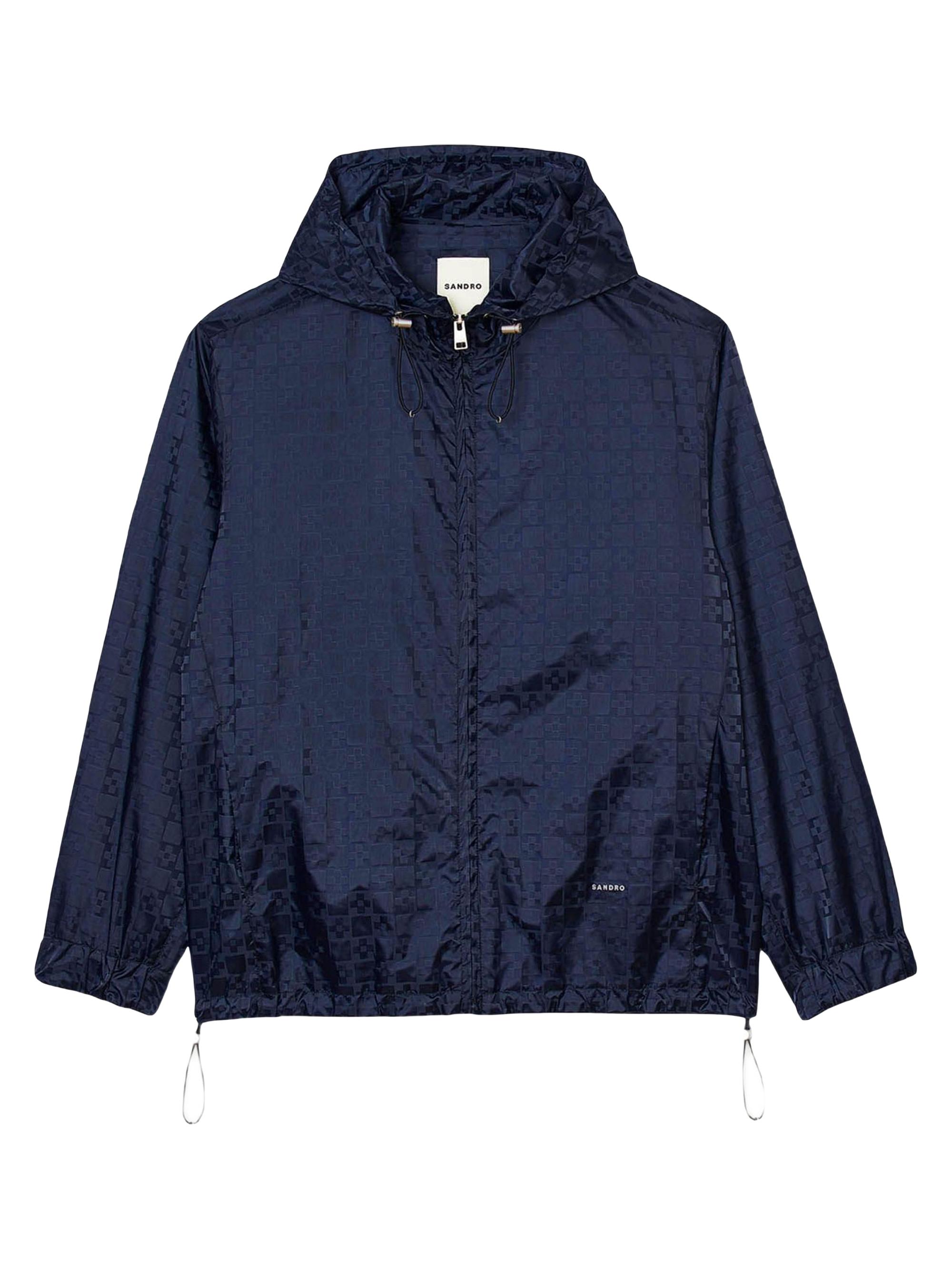 Sandro Square Cross Nylon Jacket | Saks Fifth Avenue