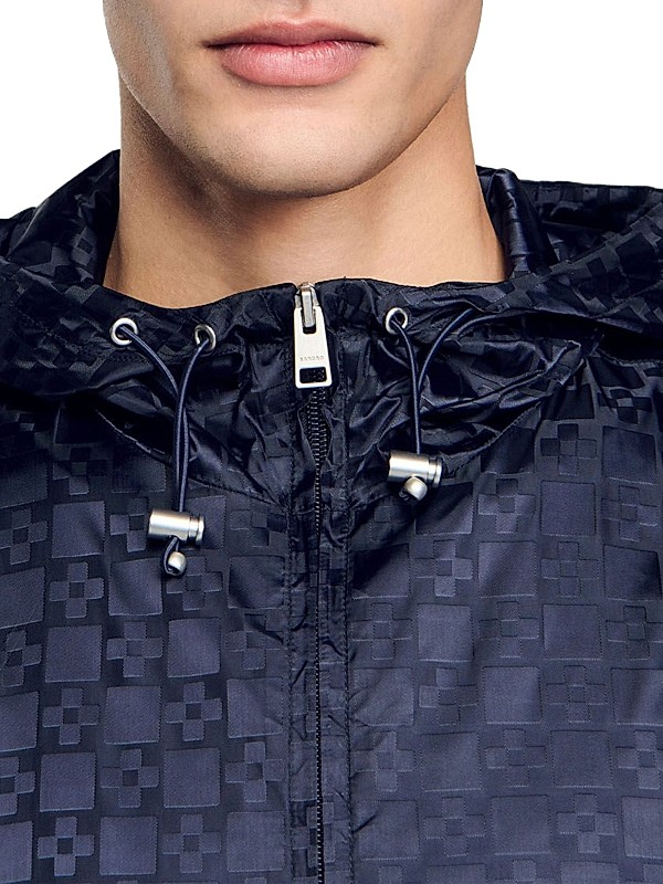 Shop Sandro Square Cross Nylon Jacket | Saks Fifth Avenue Shop Sandro Square Cross Nylon Jacket | Saks Fifth Avenue