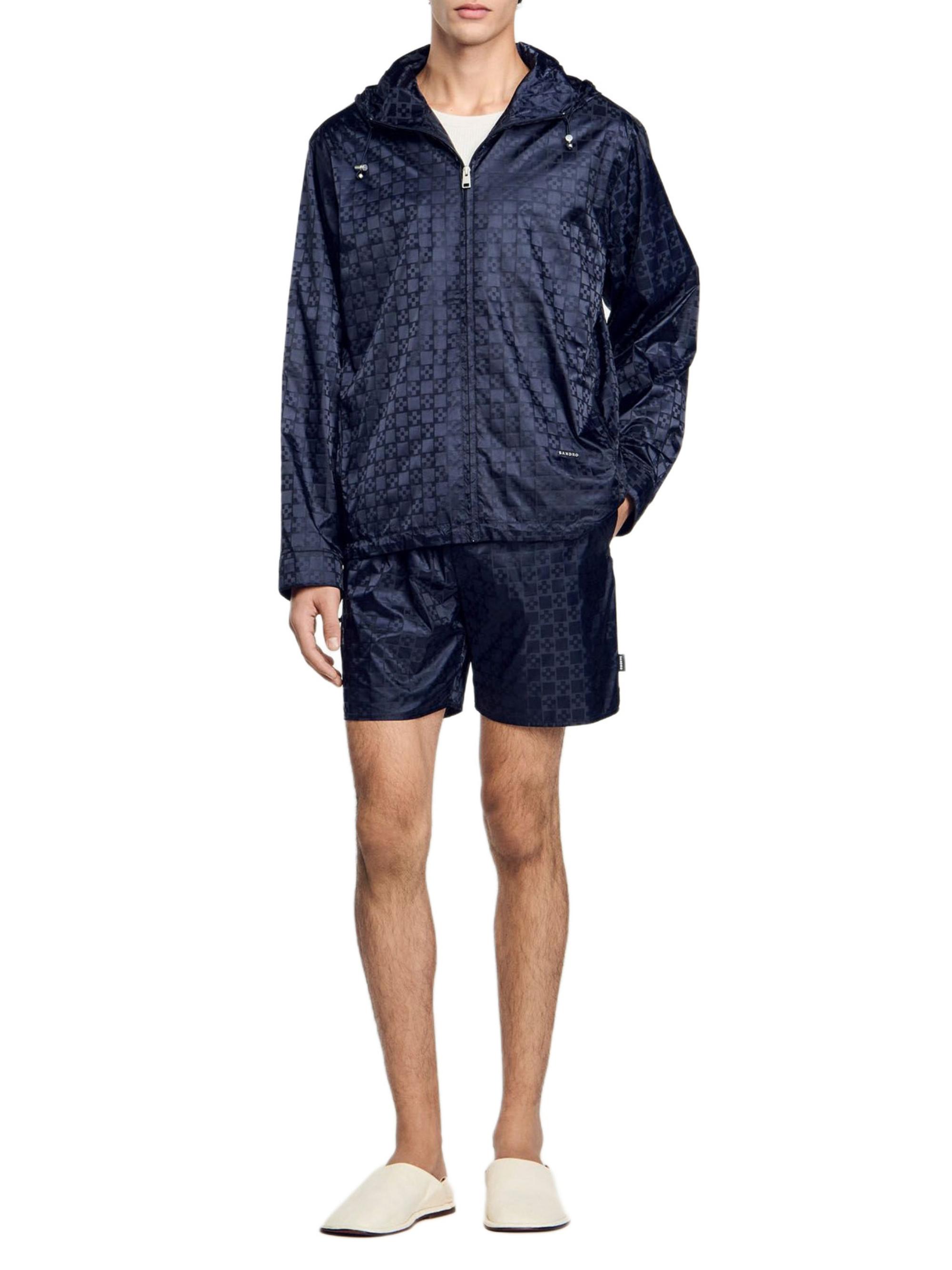 Sandro Square Cross Nylon Jacket | Saks Fifth Avenue