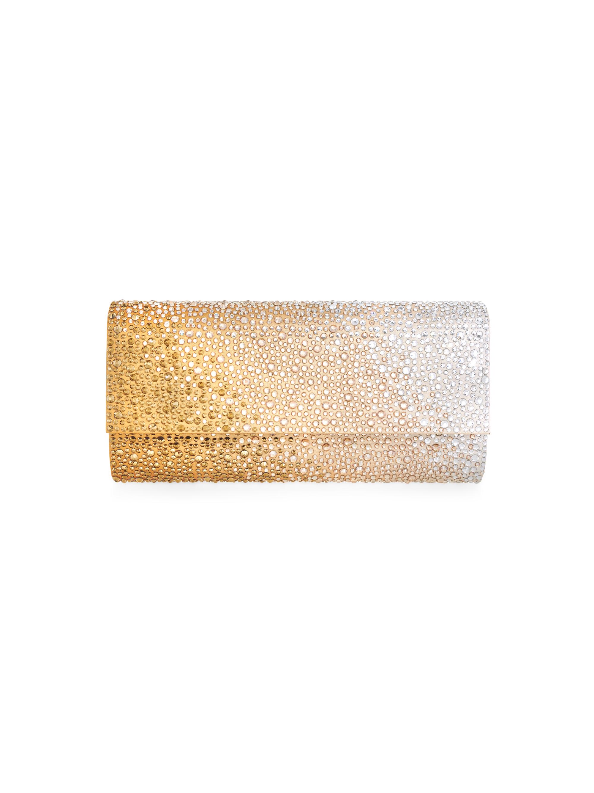 Judith Leiber Couture Women's Perry Crystal-Embellished Ombré Clutch - Golden Silver