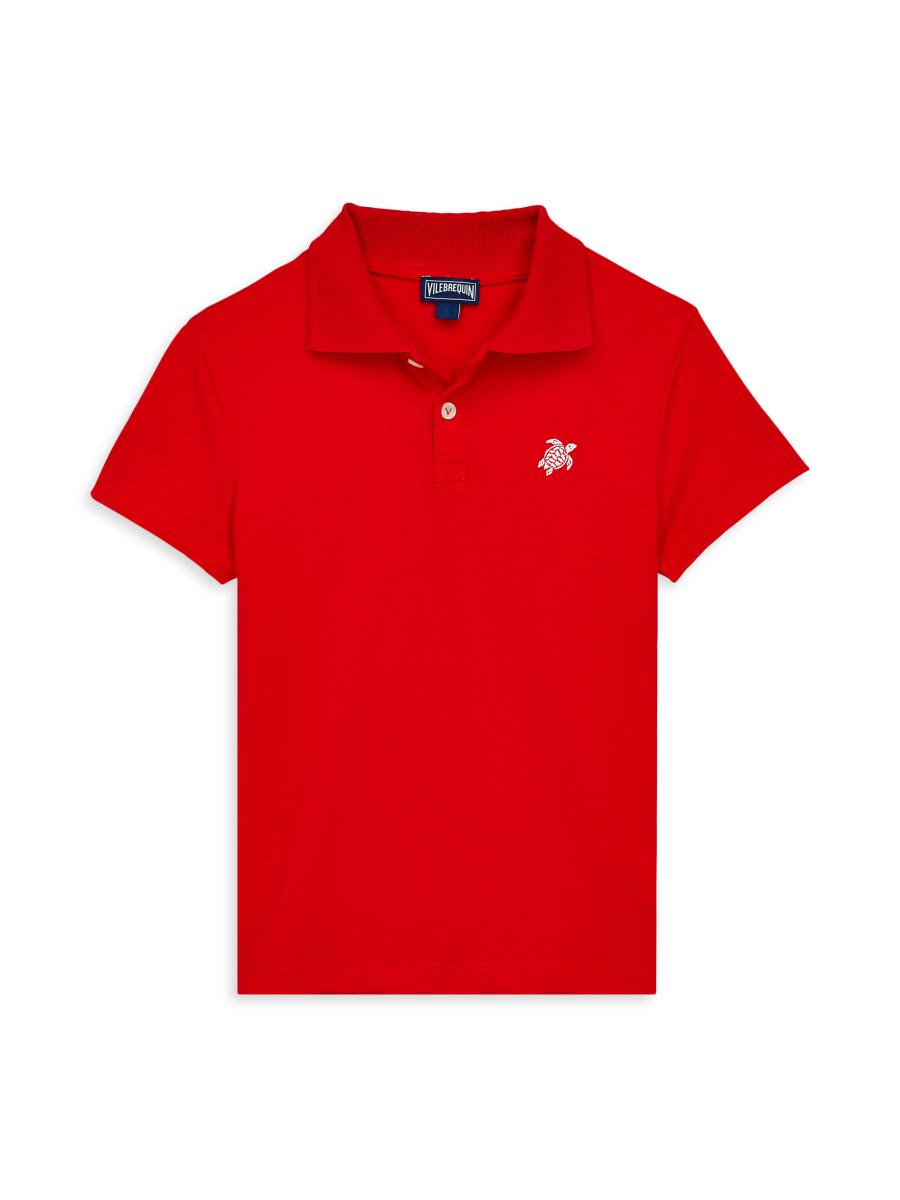 Vilebrequin Little Boy's & Boy's Turtle-Embroidered Polo