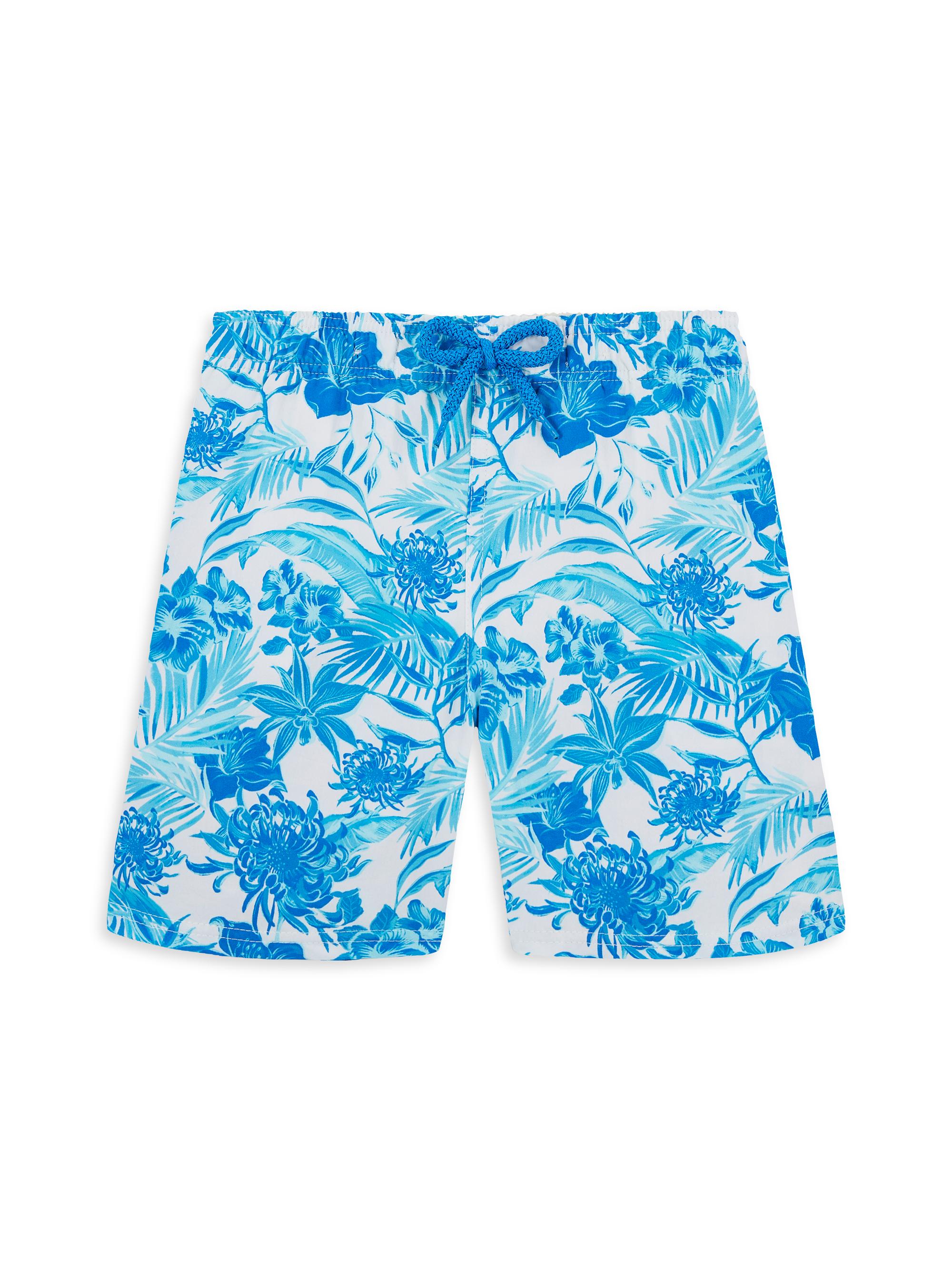 Vilebrequin Little Boy's & Boy's Tahiti Flowers Stretch Swim Trunks