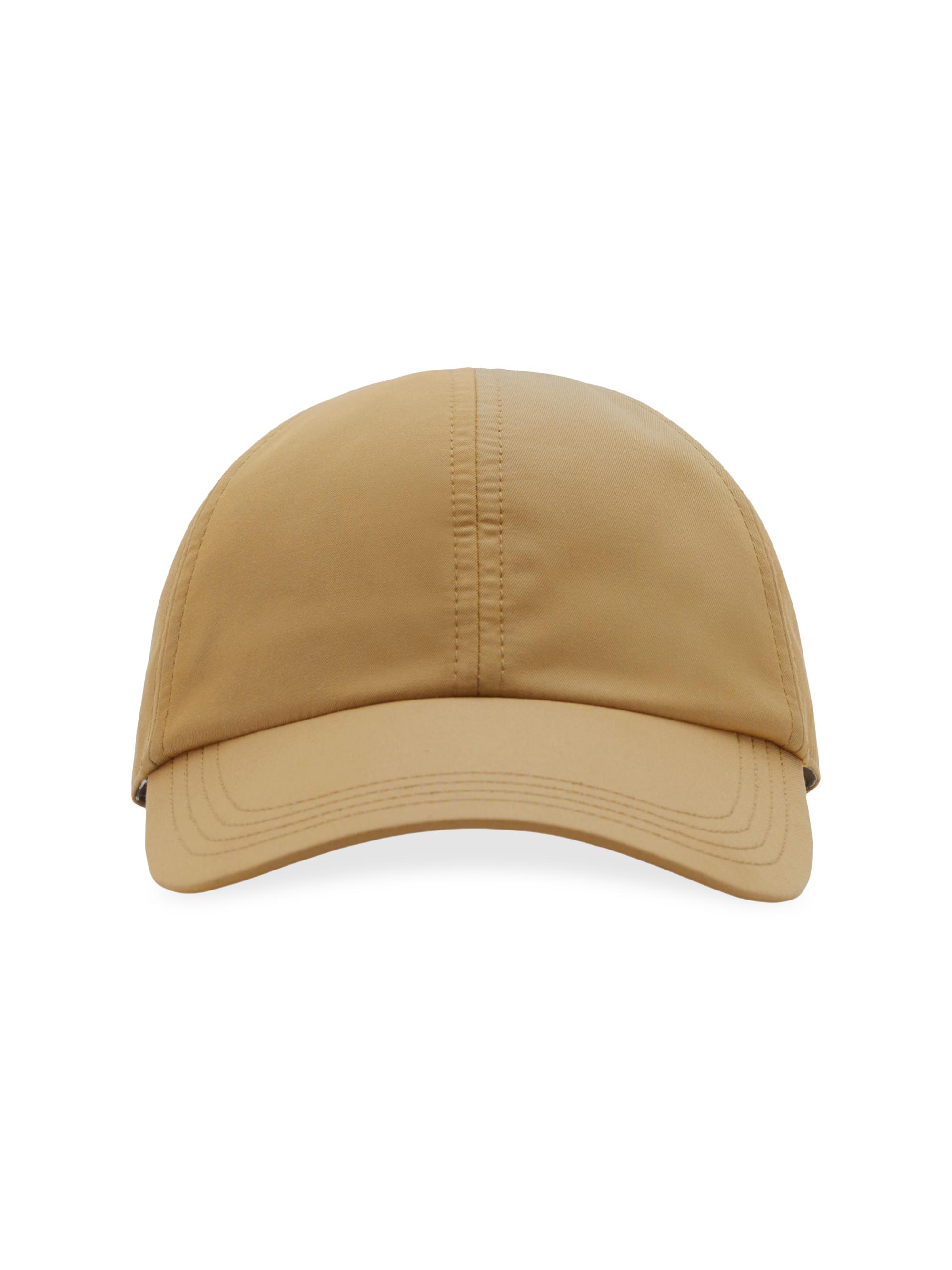 Burberry Men's EKD Cotton Check-Lined Baseball Cap - Spelt