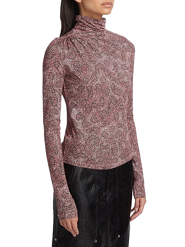 Shop Isabel Marant Étoile Lou Printed Jersey Top | Saks Shop Isabel Marant Étoile Lou Printed Jersey Top | Saks