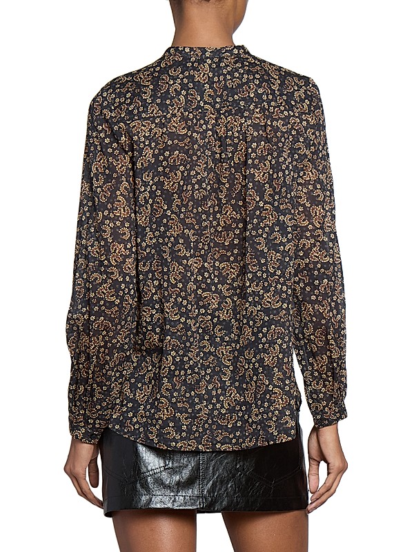 Shop Isabel Marant Étoile Maria Abstract Cotton Shirt | Saks Shop Isabel Marant Étoile Maria Abstract Cotton Shirt | Saks