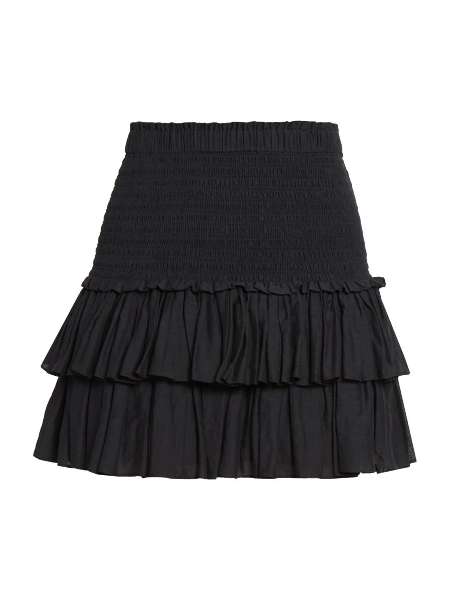 Isabel Marant Étoile Naomi Smocked Ruffled Miniskirt | Saks