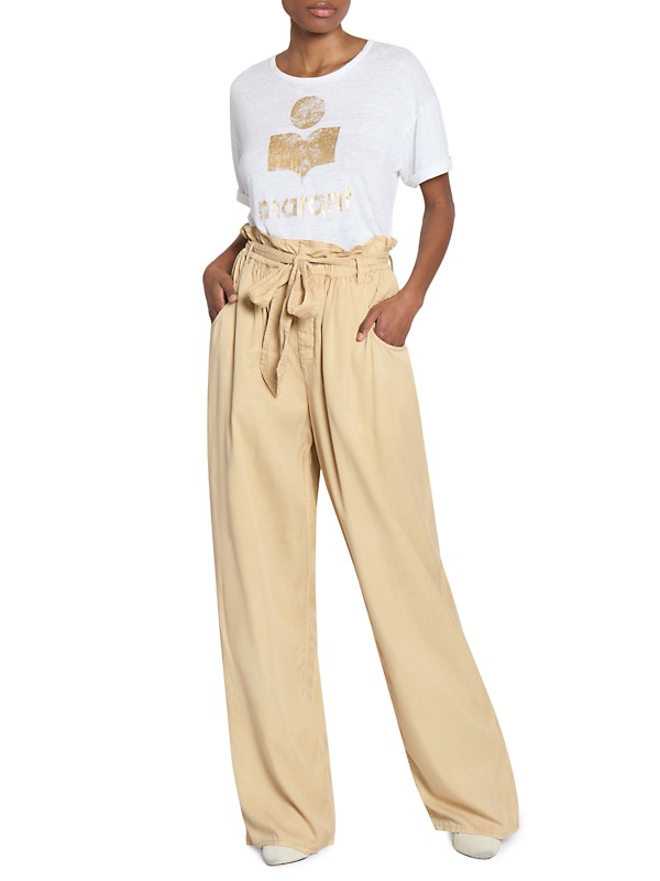 Shop Isabel Marant Étoile Priana Paperbag Pants | Saks Fifth Shop Isabel Marant Étoile Priana Paperbag Pants | Saks Fifth