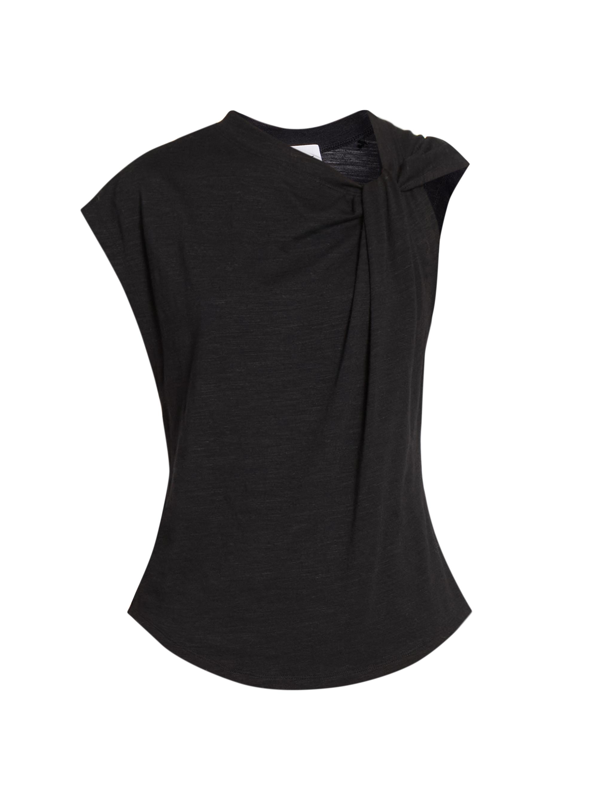 Isabel Marant Étoile Women's Naydali Knotted Top - Black