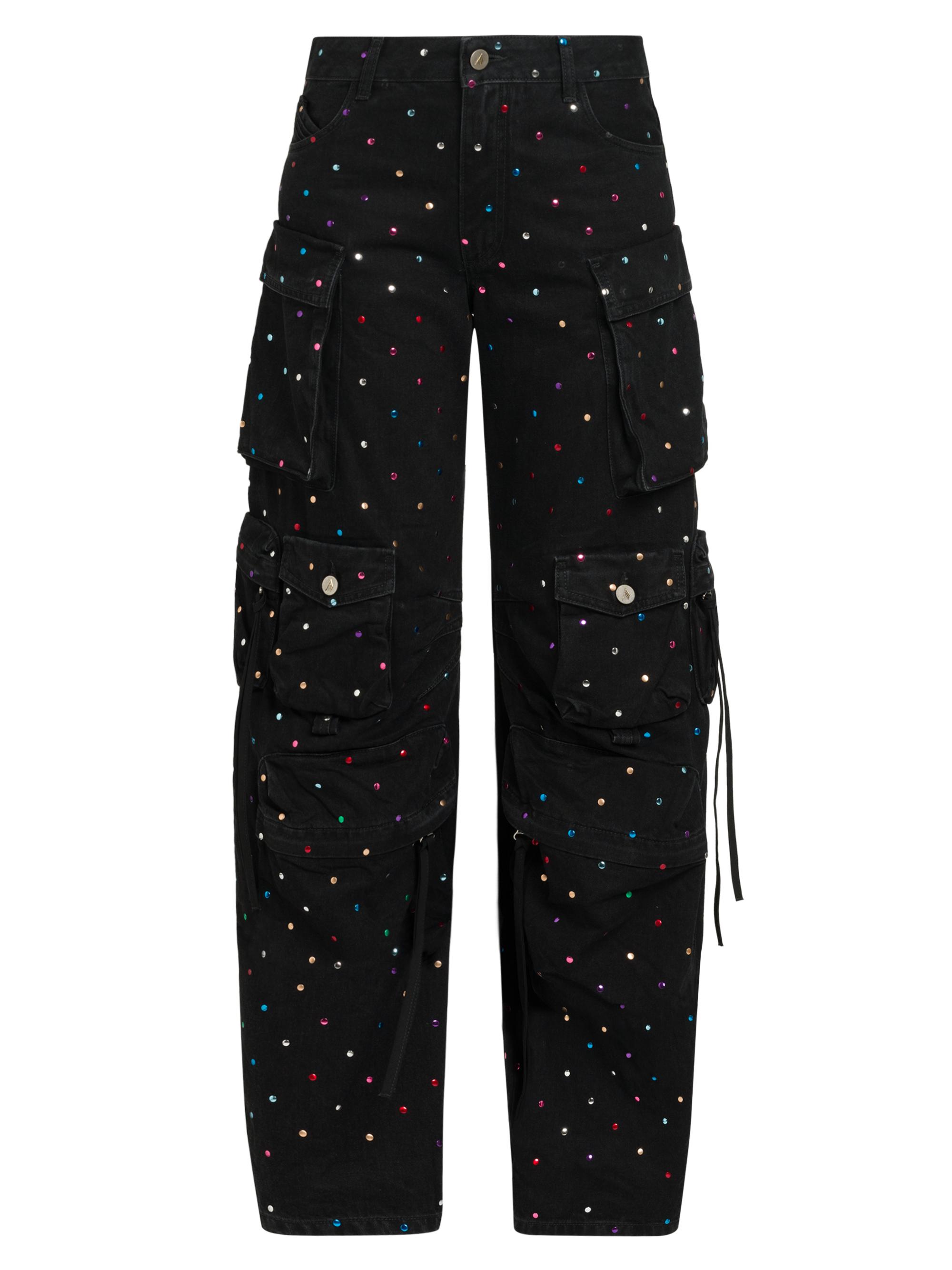 The Attico Denim Cargo Pants | Saks Fifth Avenue