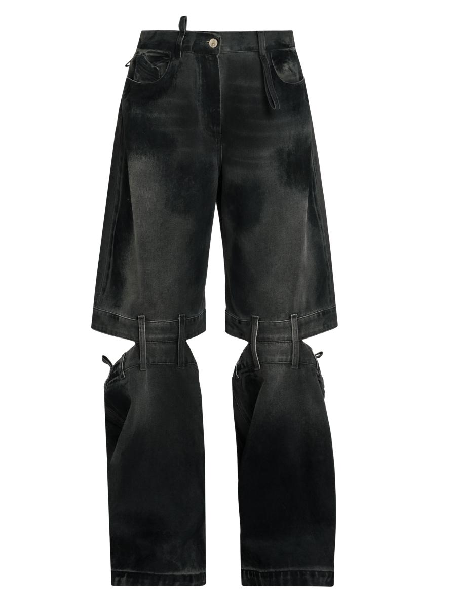 【関税込み】THE ATTICO BAGGY JEANS The Attico Sky Blue baggy jeans with large pockets | TheDoubleF