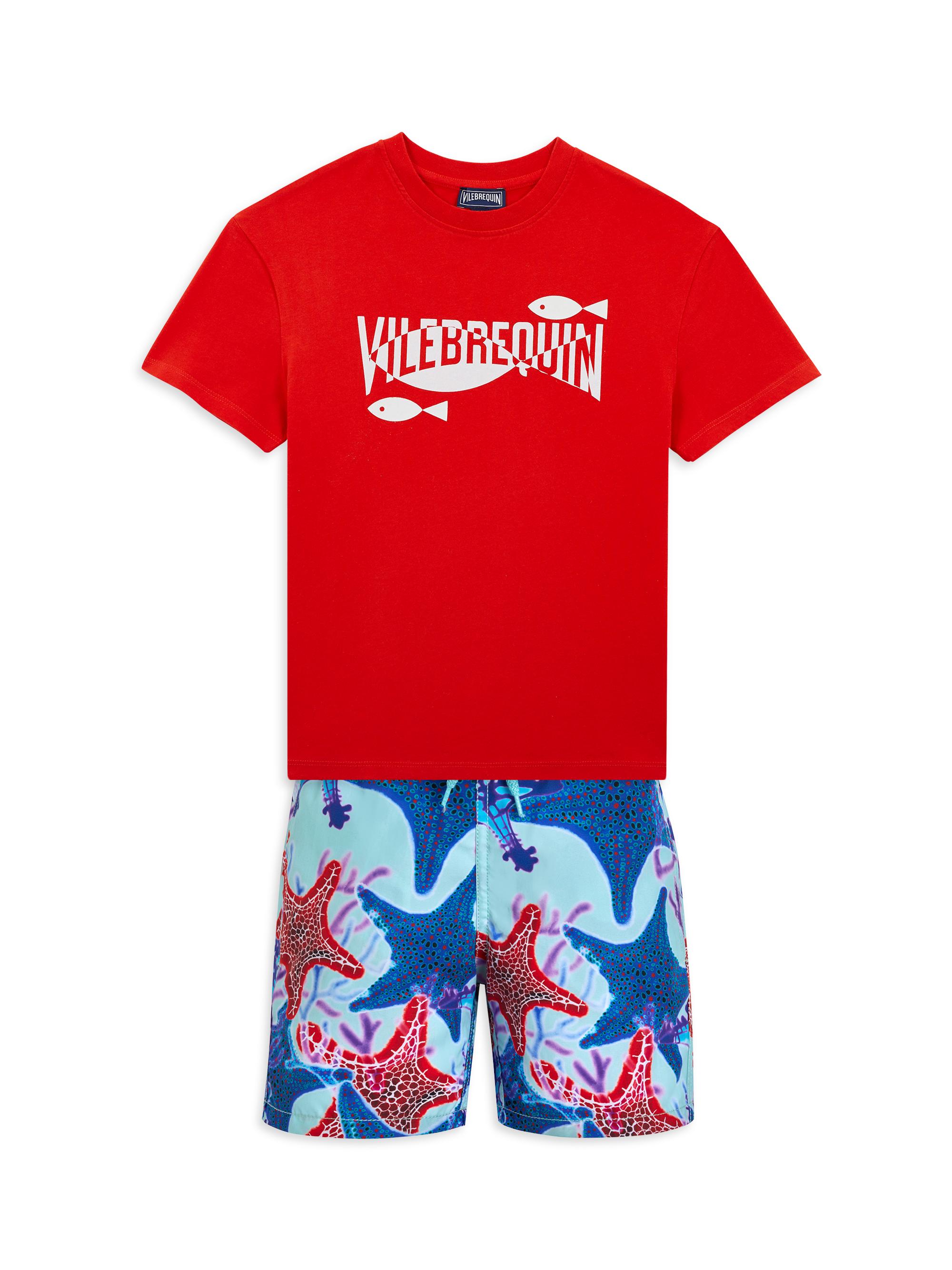 Vilebrequin Little Boy's & Boy's Glowed Star Print Swim Trunks | Thumbnail 2